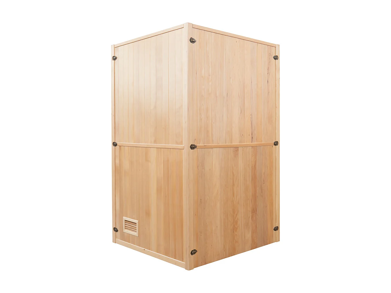 Sauna Vapeur ZEN - 2 places - 120 x 110 x 190 cm - Bois Épicéa 100% Canadien - Pack complet - 3,5 kW / 230V / 415V - 50Hz -  - Komplettpaket 3,5kW