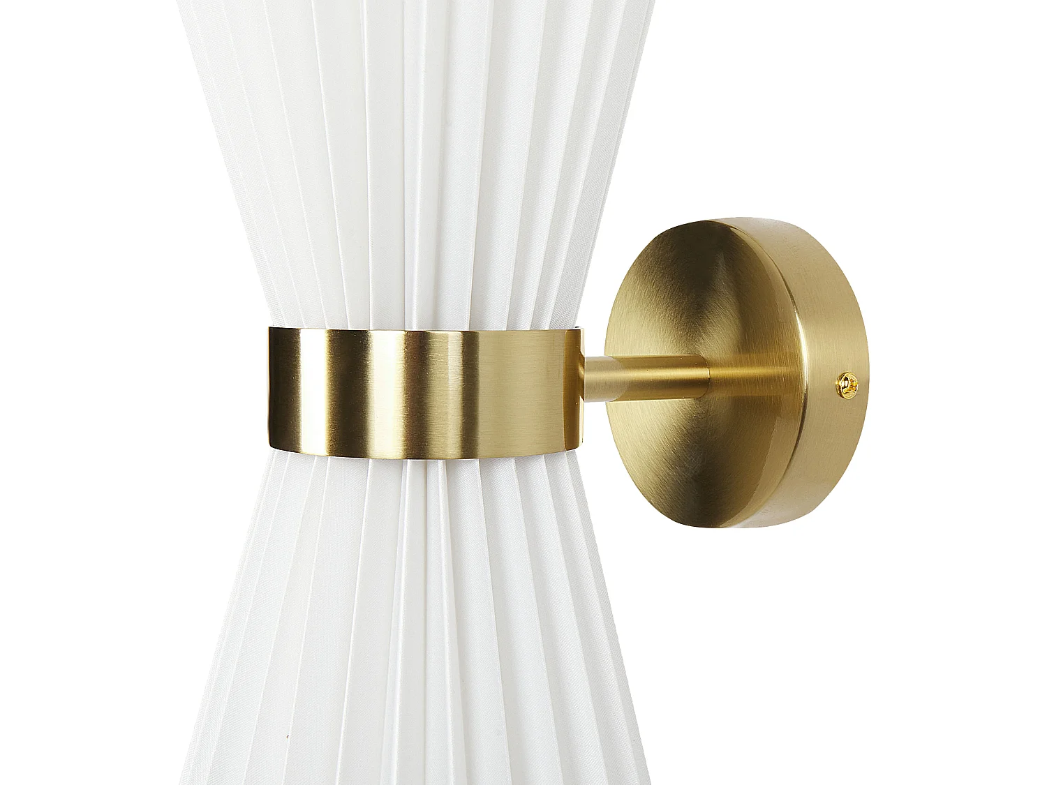 Conjunto de 2 candeeiros de parede TELANG Algodão Branco