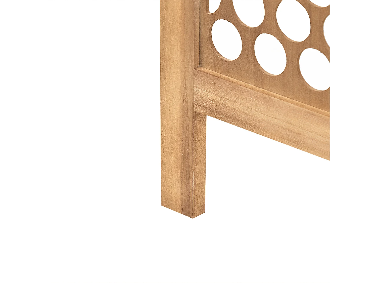 Traditionelle dekorative Raumteiler Leinwand 4 Paneele Klappbare Paulownia Holz MDF Modernes Wohnzimmer Schlafzimmer Helles Holz Certosa