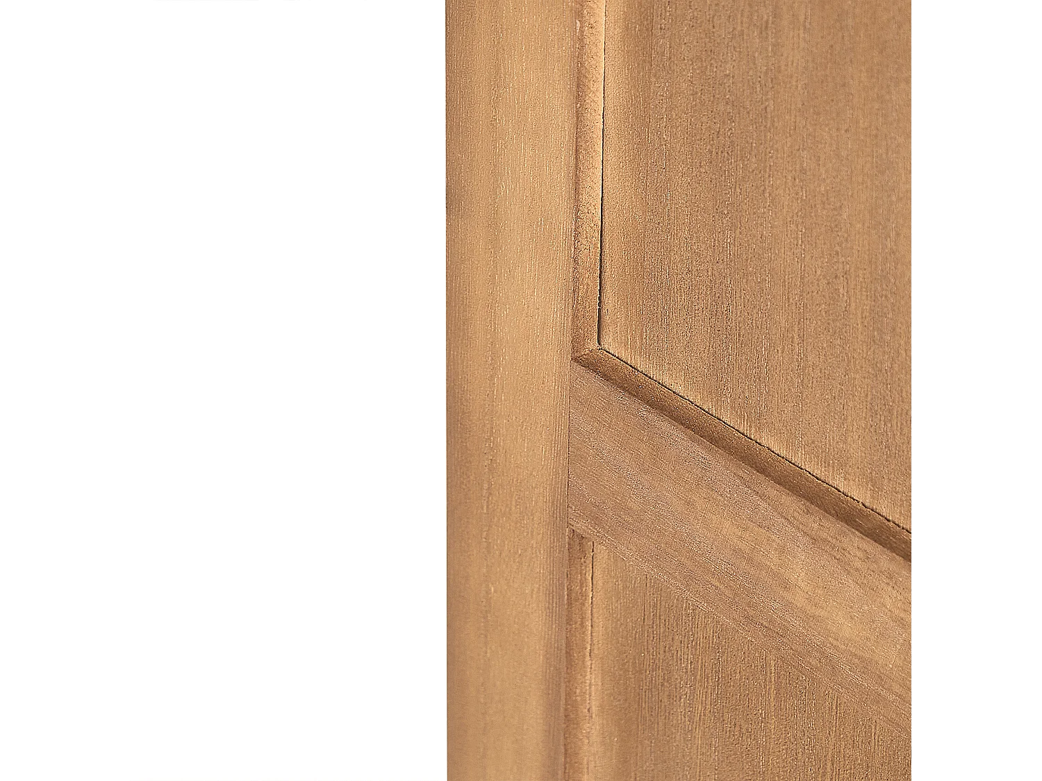 Séparateur de pièce à 4 panneaux CERTOSA Marron clair 163 cm 170 cm