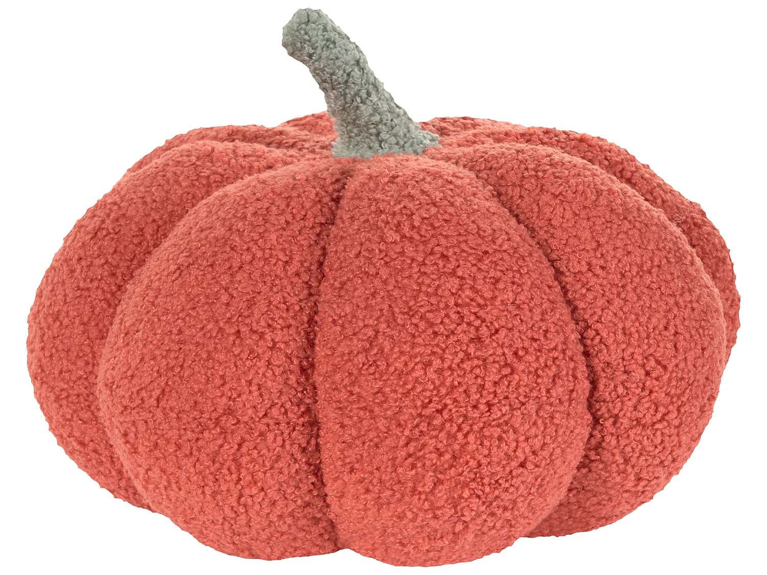 Sierkussen set van 2 pompoen bouclé oranje ⌀ 28 cm MUNCHKIN