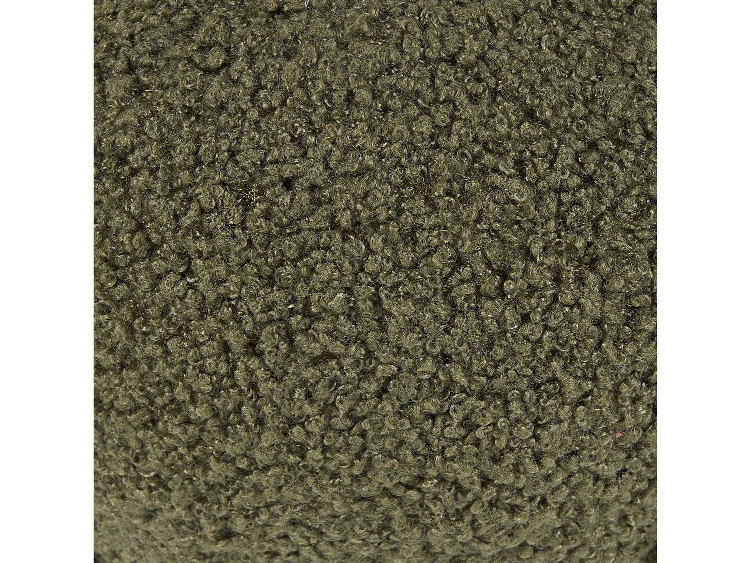 Lot de 2 coussins décoratifs MUNCHKIN Bouclé 28 x 28 cm Vert foncé Unicolore