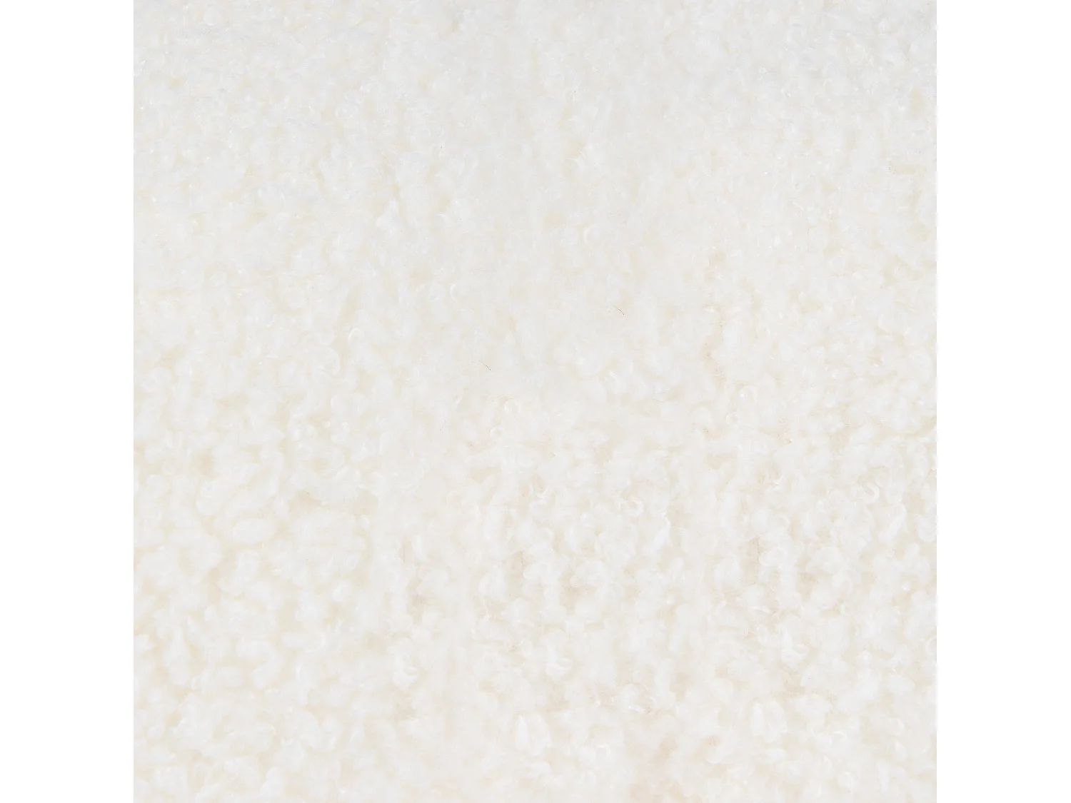 Lot de 2 coussins MUNCHKIN Bouclé 35 x 35 cm Unicolore Blanc