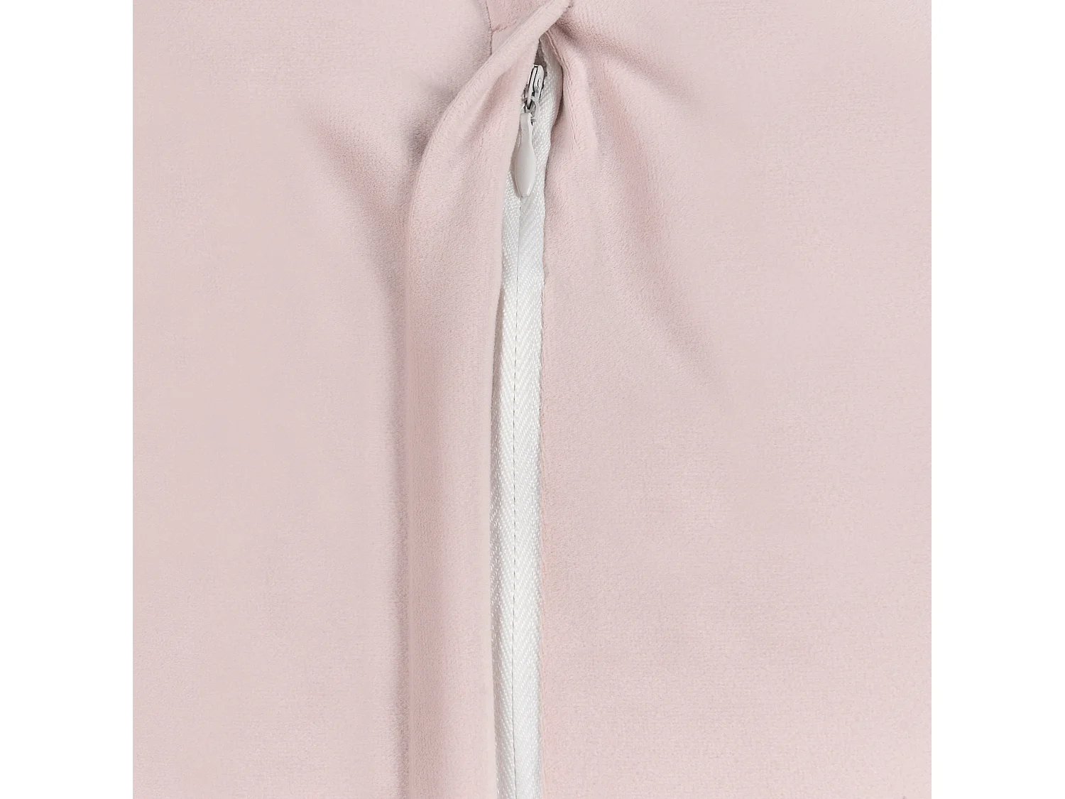 Zestaw 2 poduszek dekoracyjnych EUSTOMA Welur 60 x 60 cm Różowy Jednolity