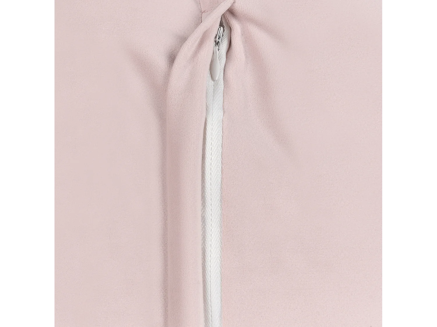 Cuscino decorativo EUSTOMA Velluto 60 x 60 cm Rosa Tinta unita