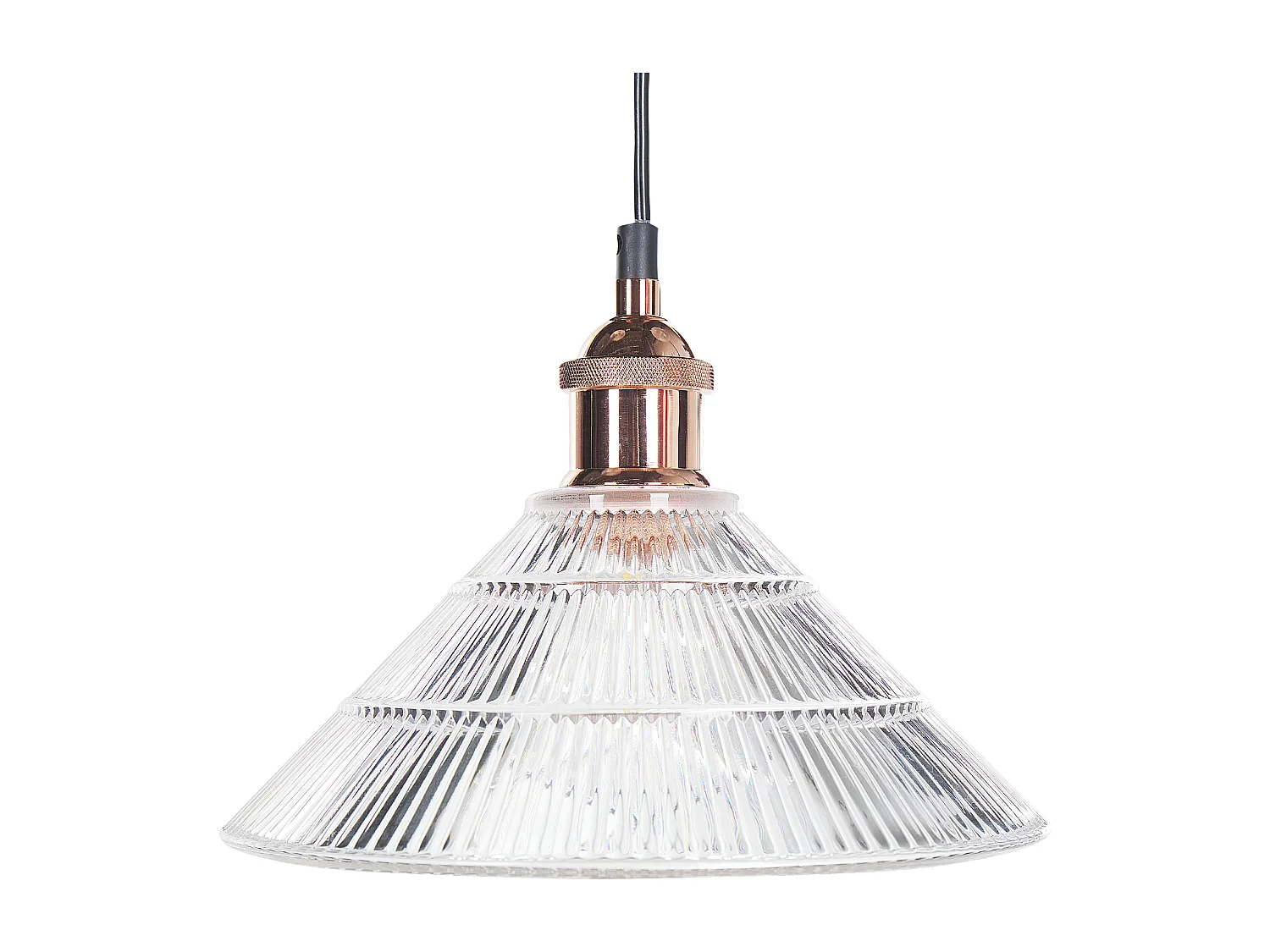Candeeiro suspenso CURONE Vidro Cobre