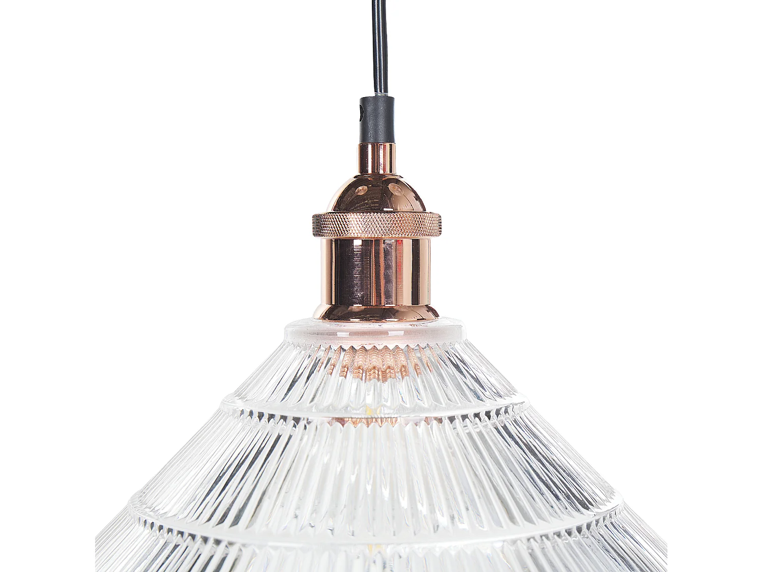Candeeiro suspenso CURONE Vidro Cobre