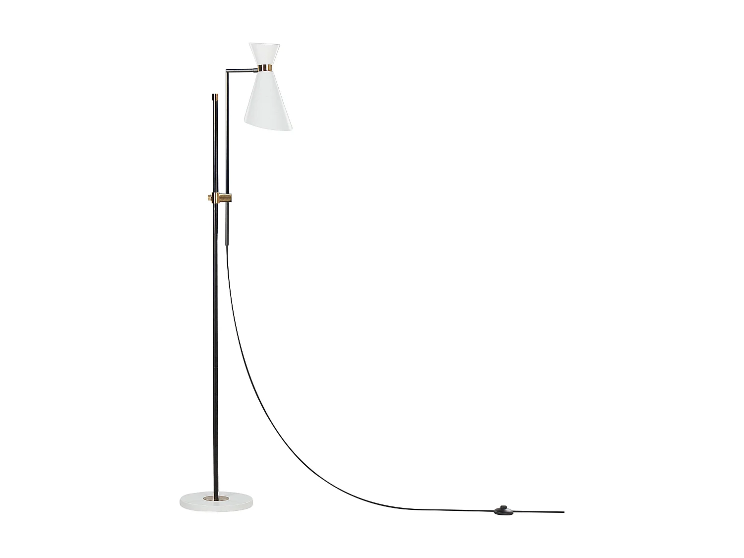 Lampadaire MELAWI Métal Blanc