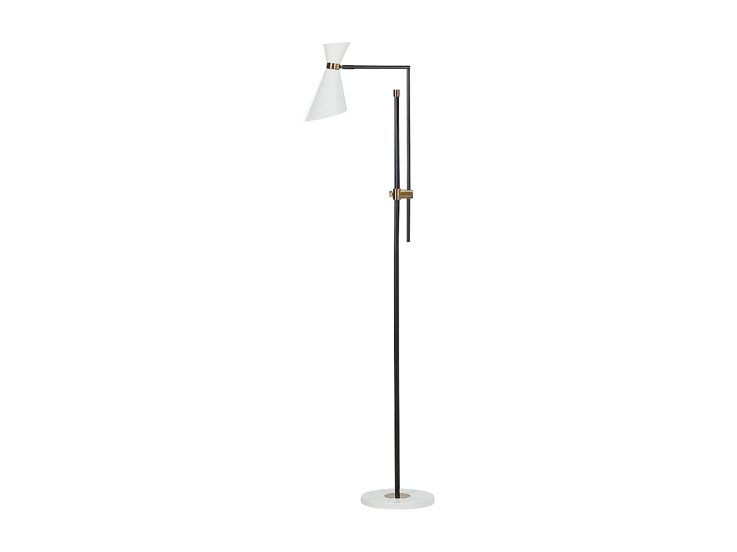 Lampadaire MELAWI Métal Blanc