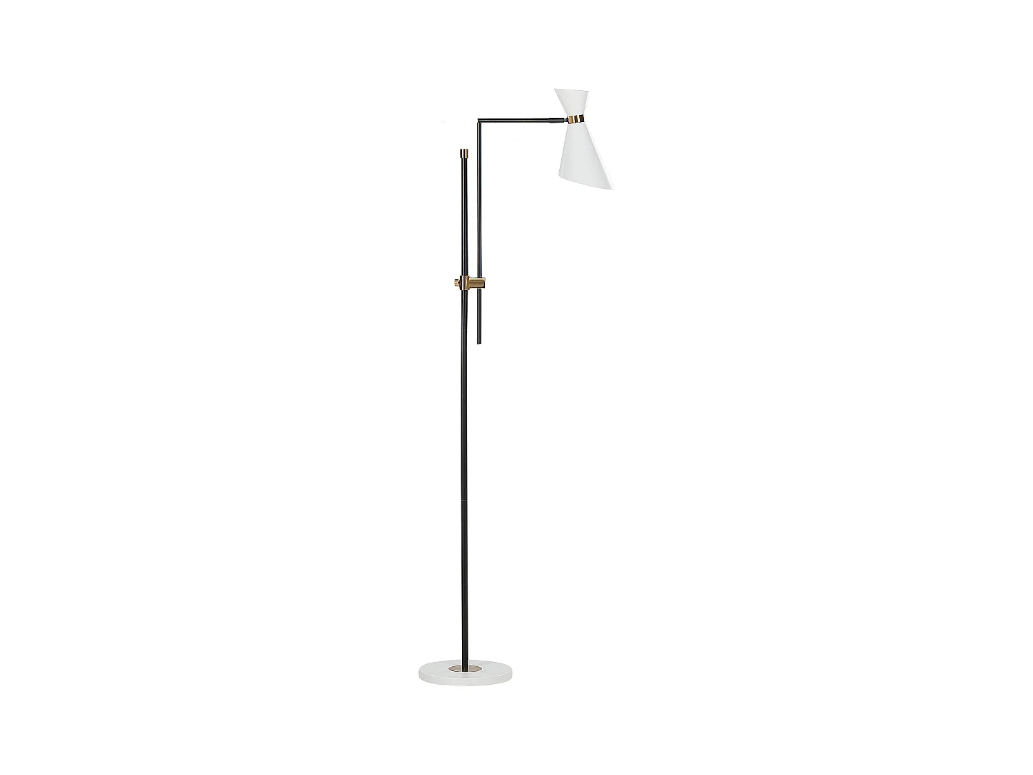 Lampadaire MELAWI Métal Blanc