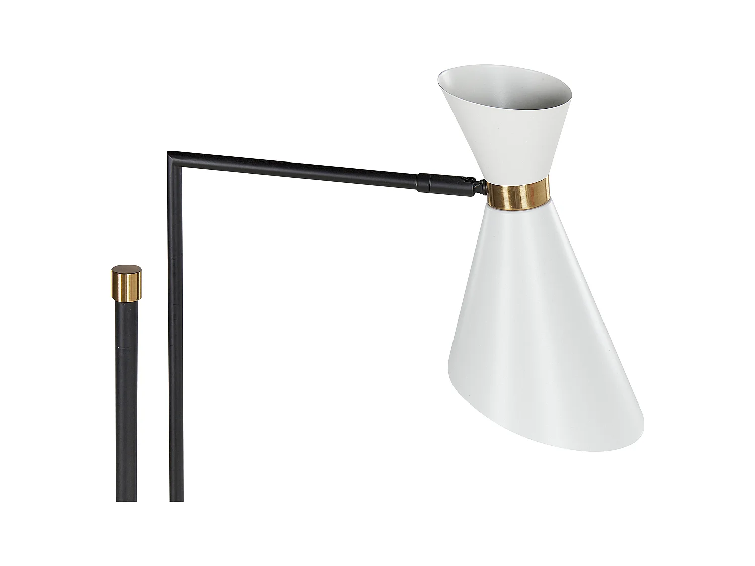 Lampada da pavimento MELAWI Metallo Bianco