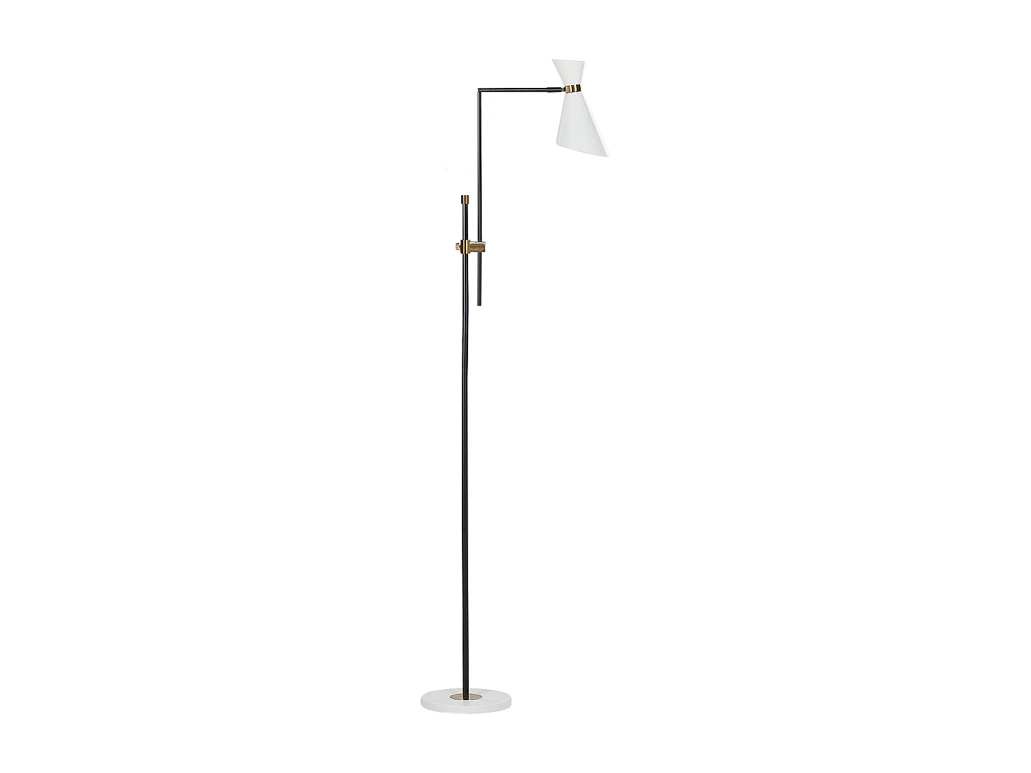 Lampadaire MELAWI Métal Blanc