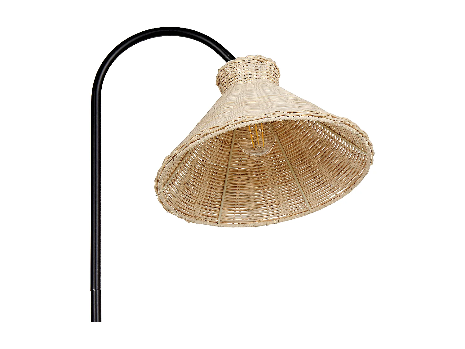 Lampadaire KERIAN Rotin Naturel