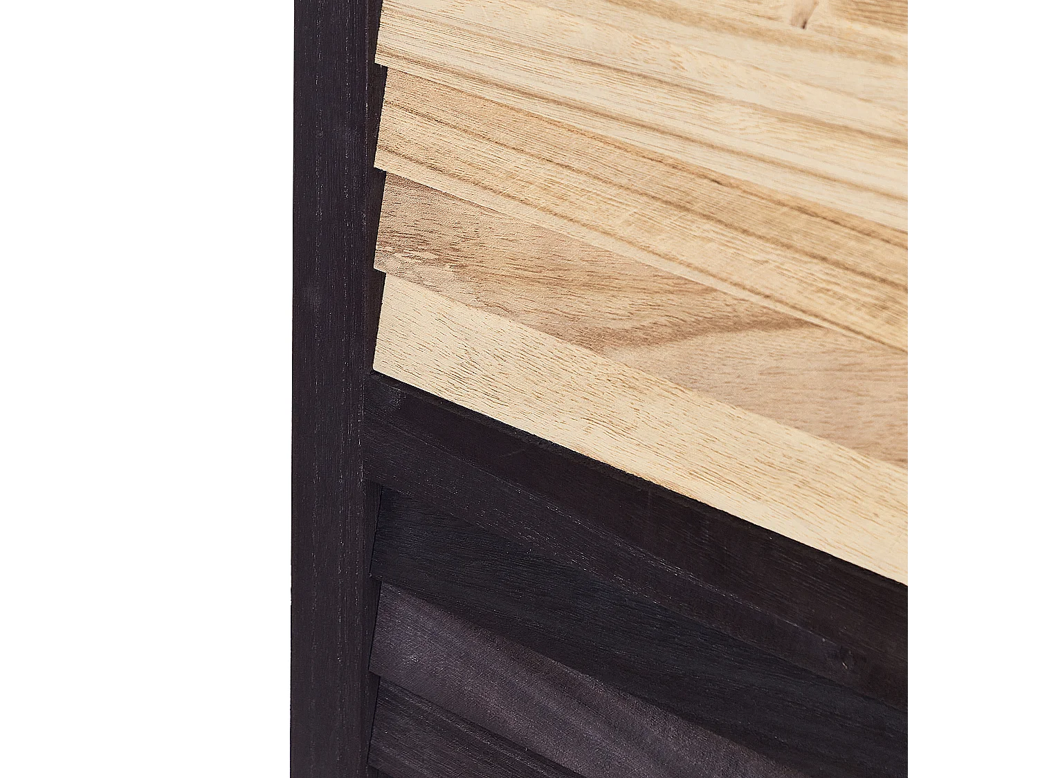 Raumteiler 4-teilig BRENNERBAD Braun / Schwarz 164 cm 170 cm