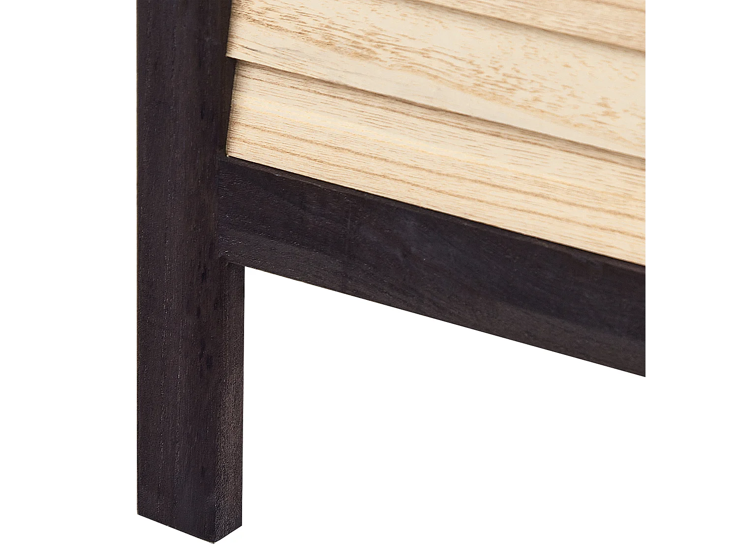 Raumteiler 4-teilig BRENNERBAD Braun / Schwarz 164 cm 170 cm