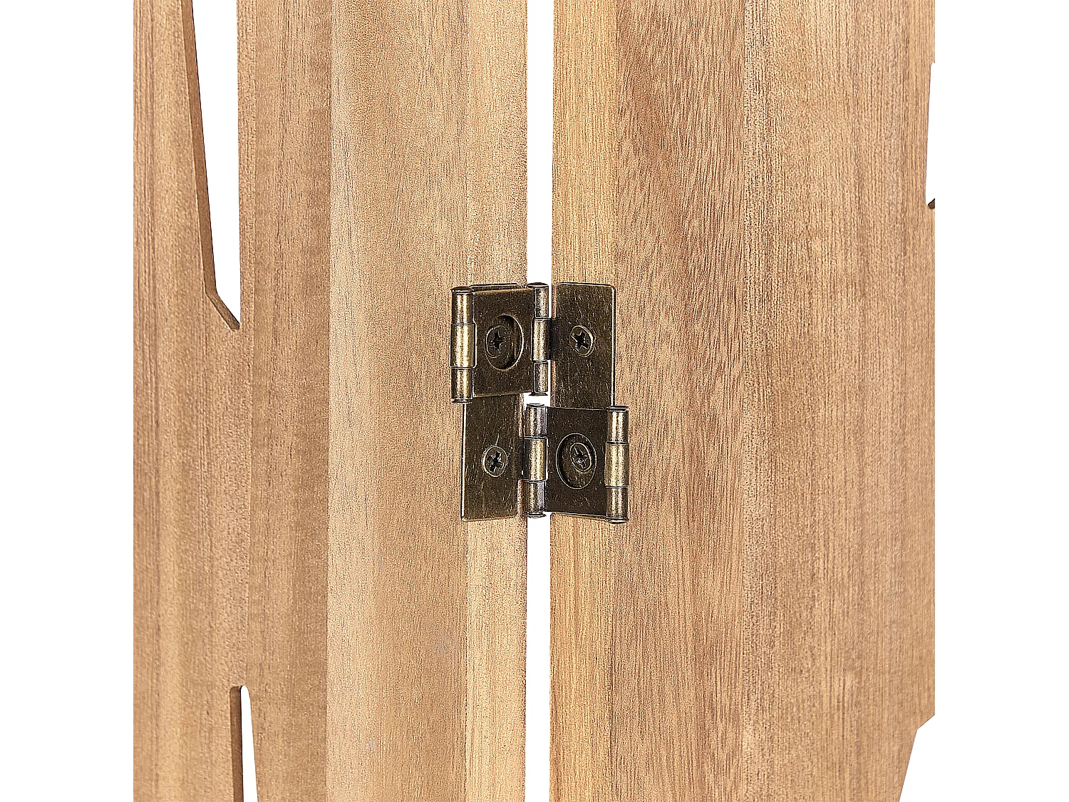 Séparateur de pièce à 3 panneaux VERNAGO Marron clair 122 cm 170 cm