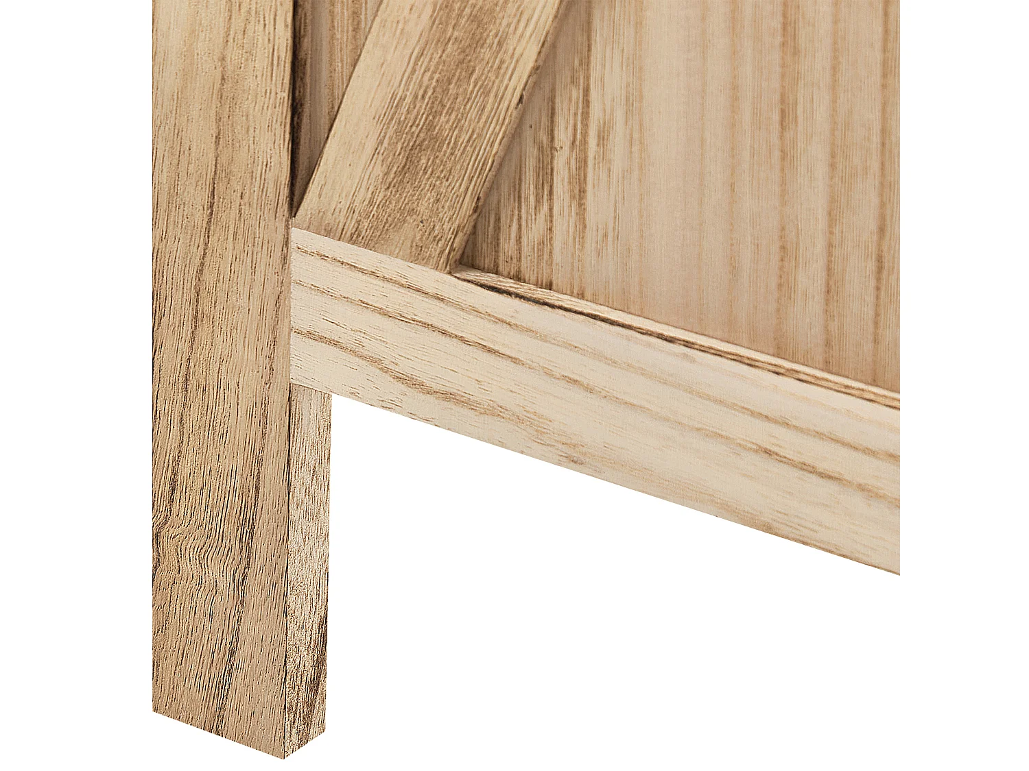 Paravent à 4 panneaux 170 x 163 cm bois clair RIDANNA