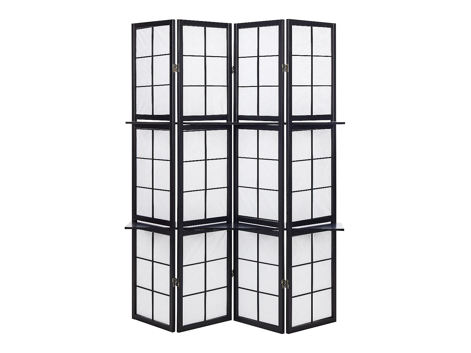 4-panelowy parawan pokojowy GOMAGOI Czarny 120 cm 170 cm