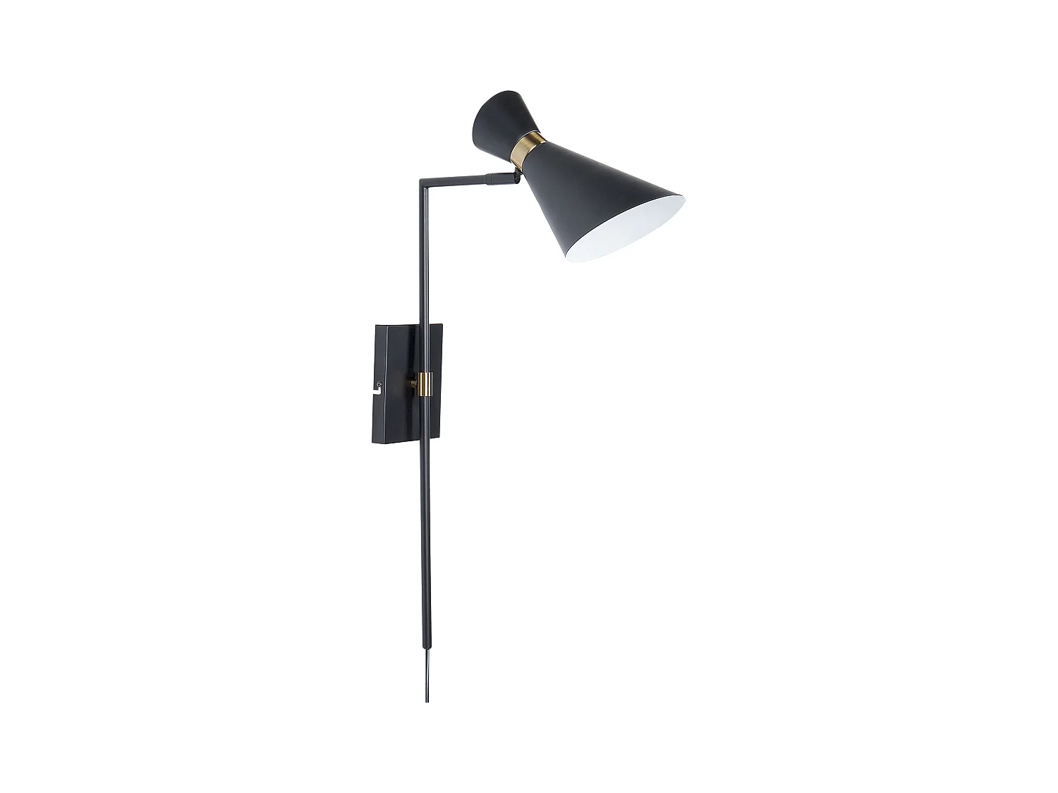 Lampe murale MELAWI Réglable Métal Noir