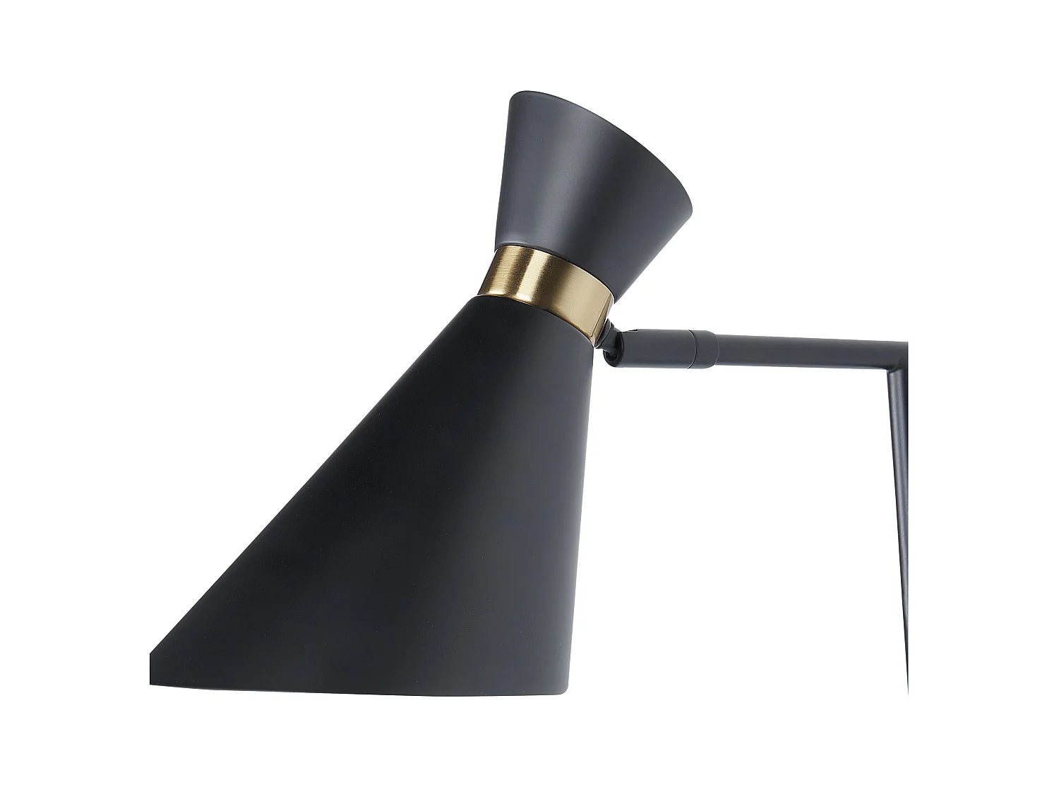 Lampa ścienna MELAWI Regulowana Metal Czarny