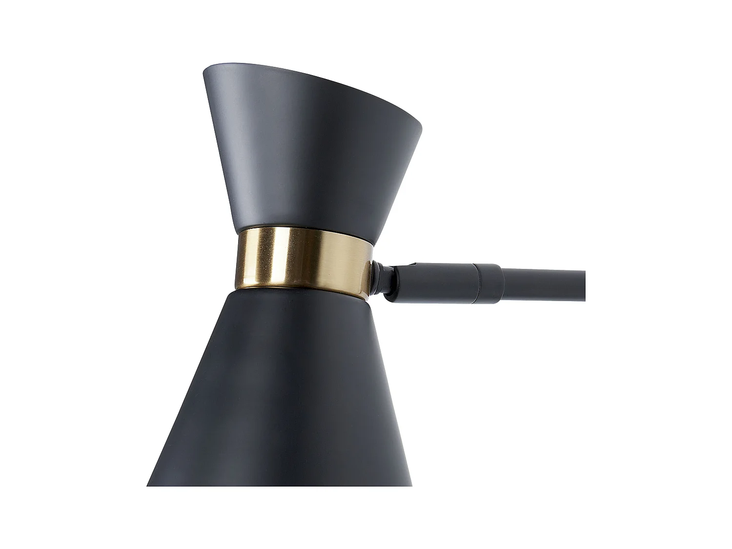 Lampa ścienna MELAWI Regulowana Metal Czarny