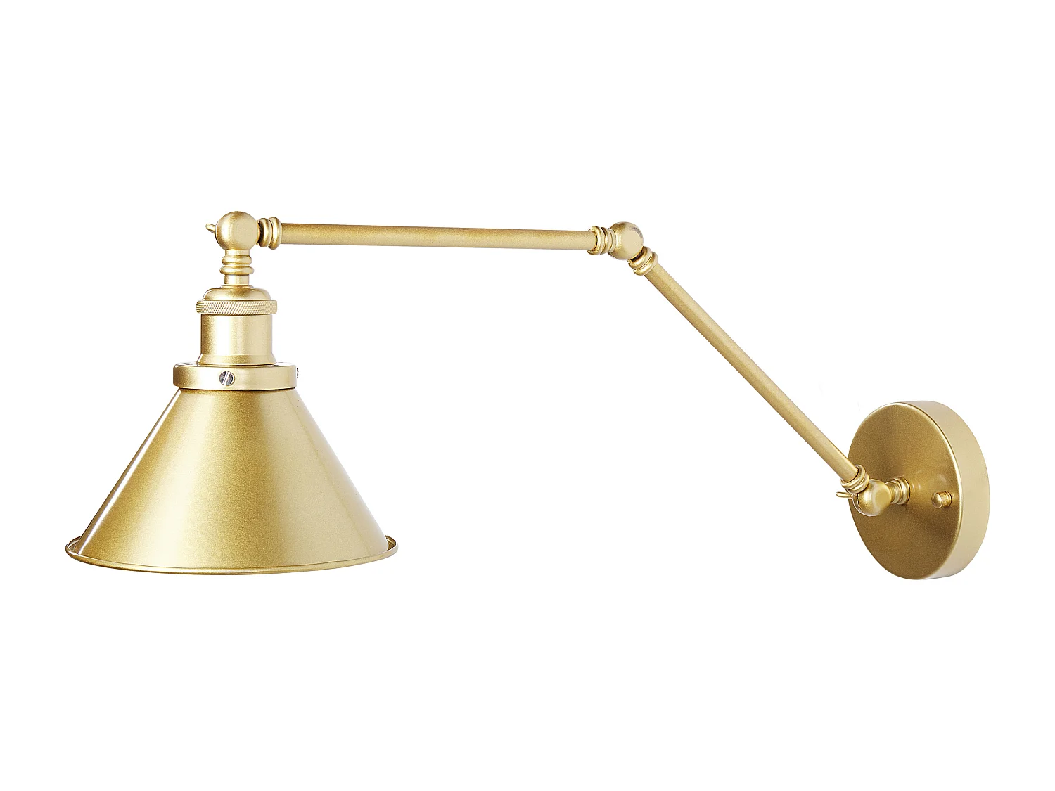 Zestaw 2 lamp ściennych NARVA Regulowana Metal Złoty