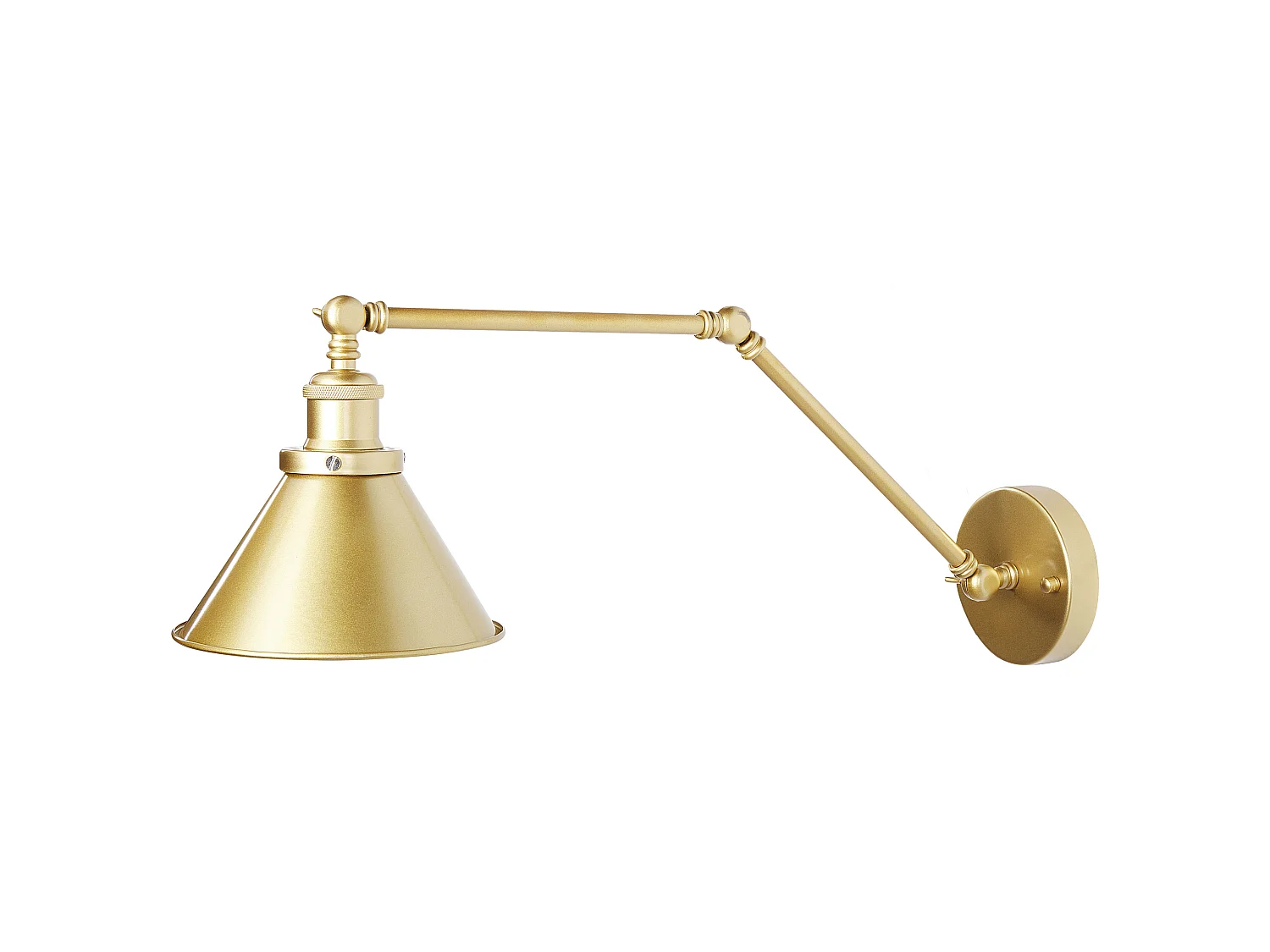 Lot de 2 lampes murales NARVA Réglable Métal Doré