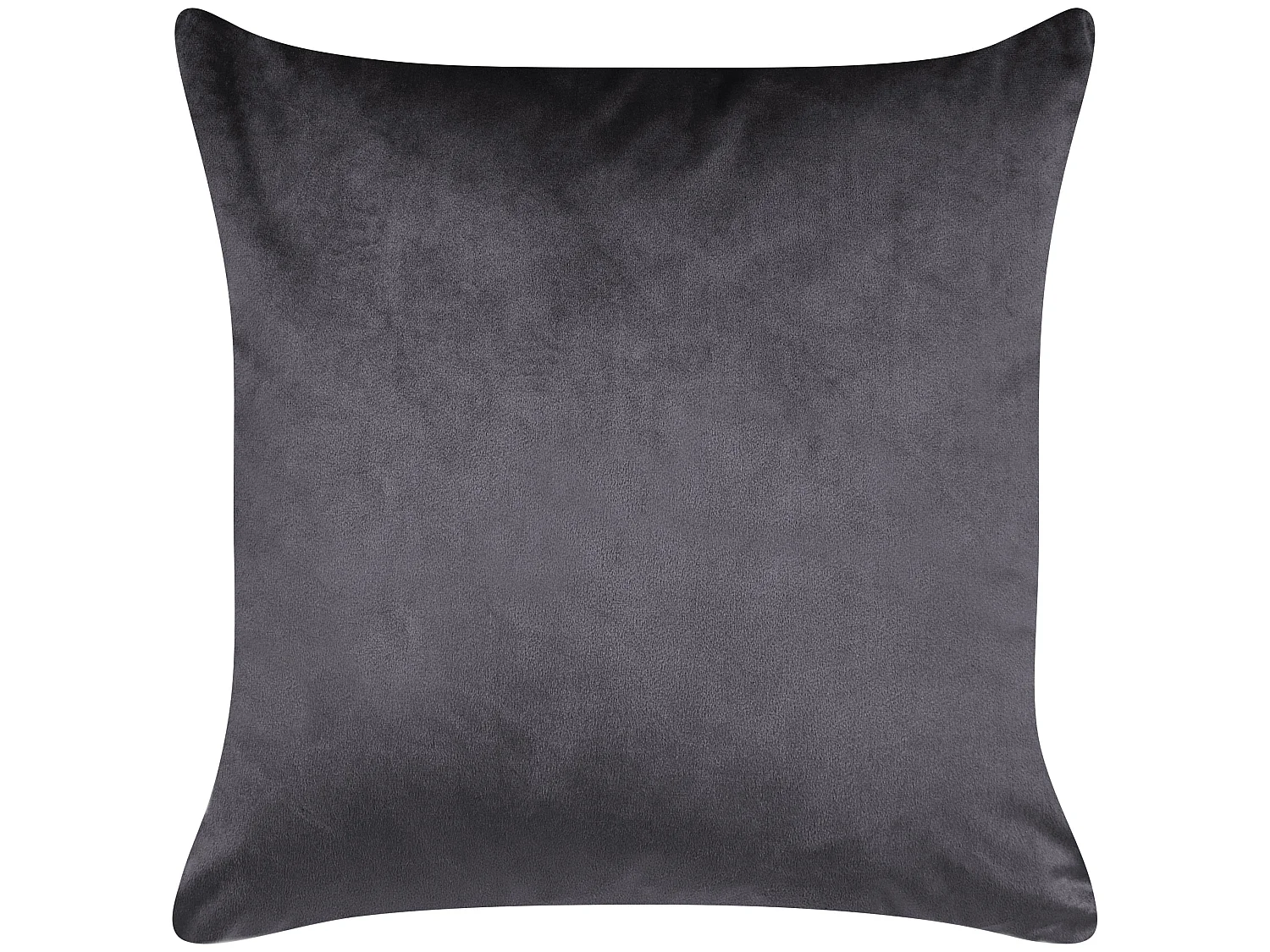 Set van 2 decoratieve kussens ALYSSUM Fluweel 45 x 45 cm Grijs Marokkaanse diamantpatroon