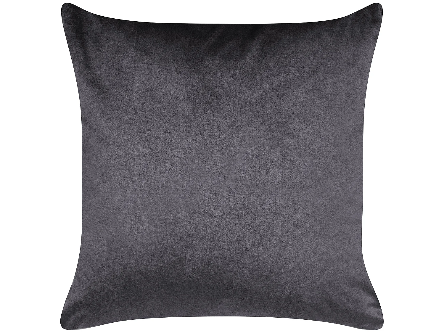 Set van 2 decoratieve kussens ALYSSUM Fluweel 45 x 45 cm Grijs Marokkaanse diamantpatroon