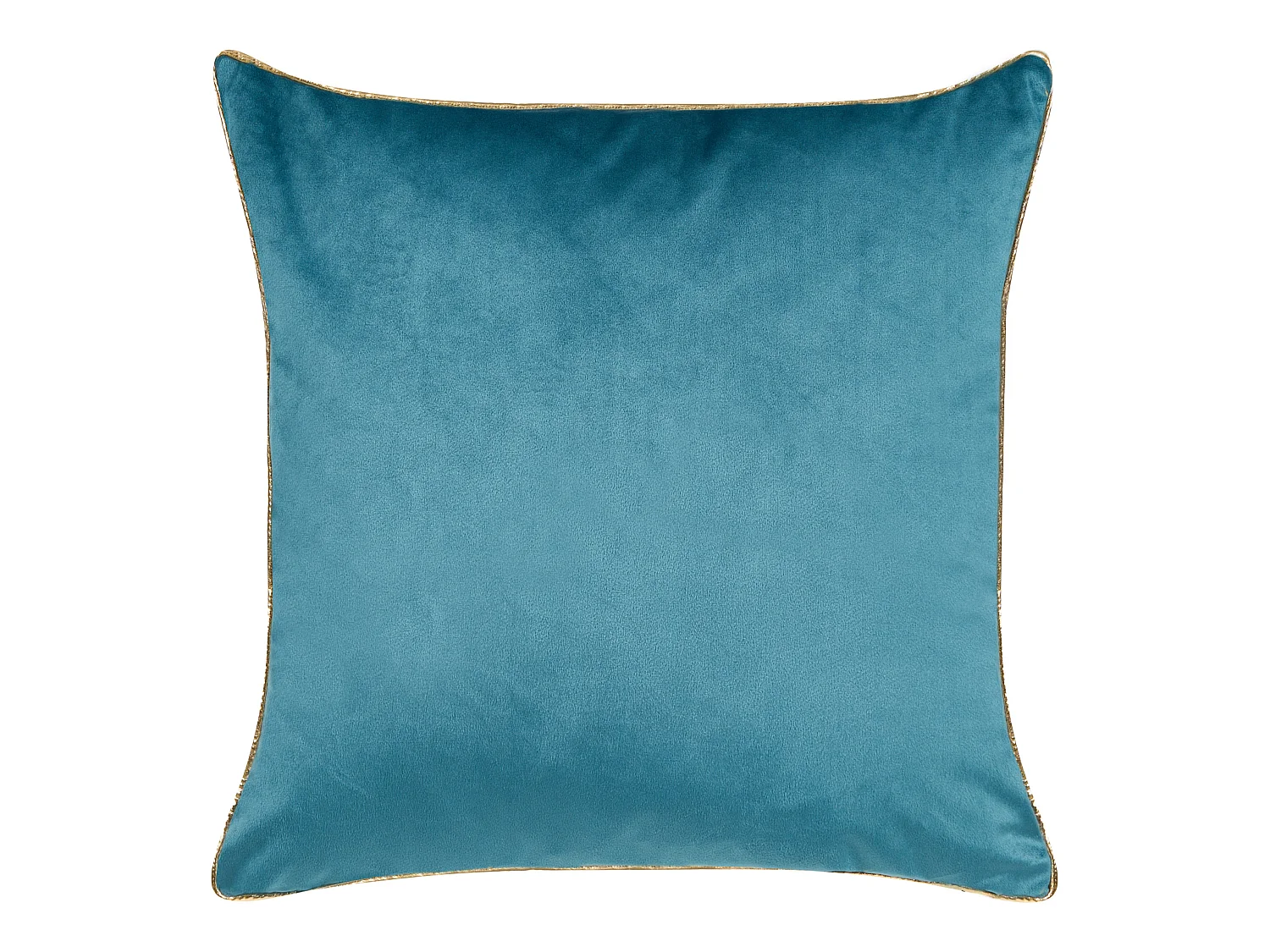 Zestaw 2 poduszek dekoracyjnych ALYSSUM Welur 45 x 45 cm Niebieski Wzór marokańskiej koniczyny