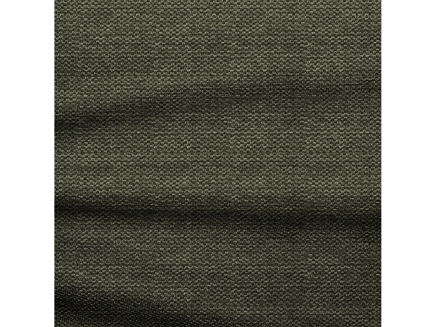 Canapé d'angle droit convertible 5 places GABRIEL en tissu tramé vert olive