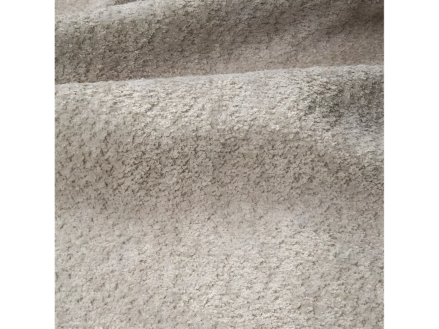 Canapé d'angle droit convertible coffre bouclette beige 260cm