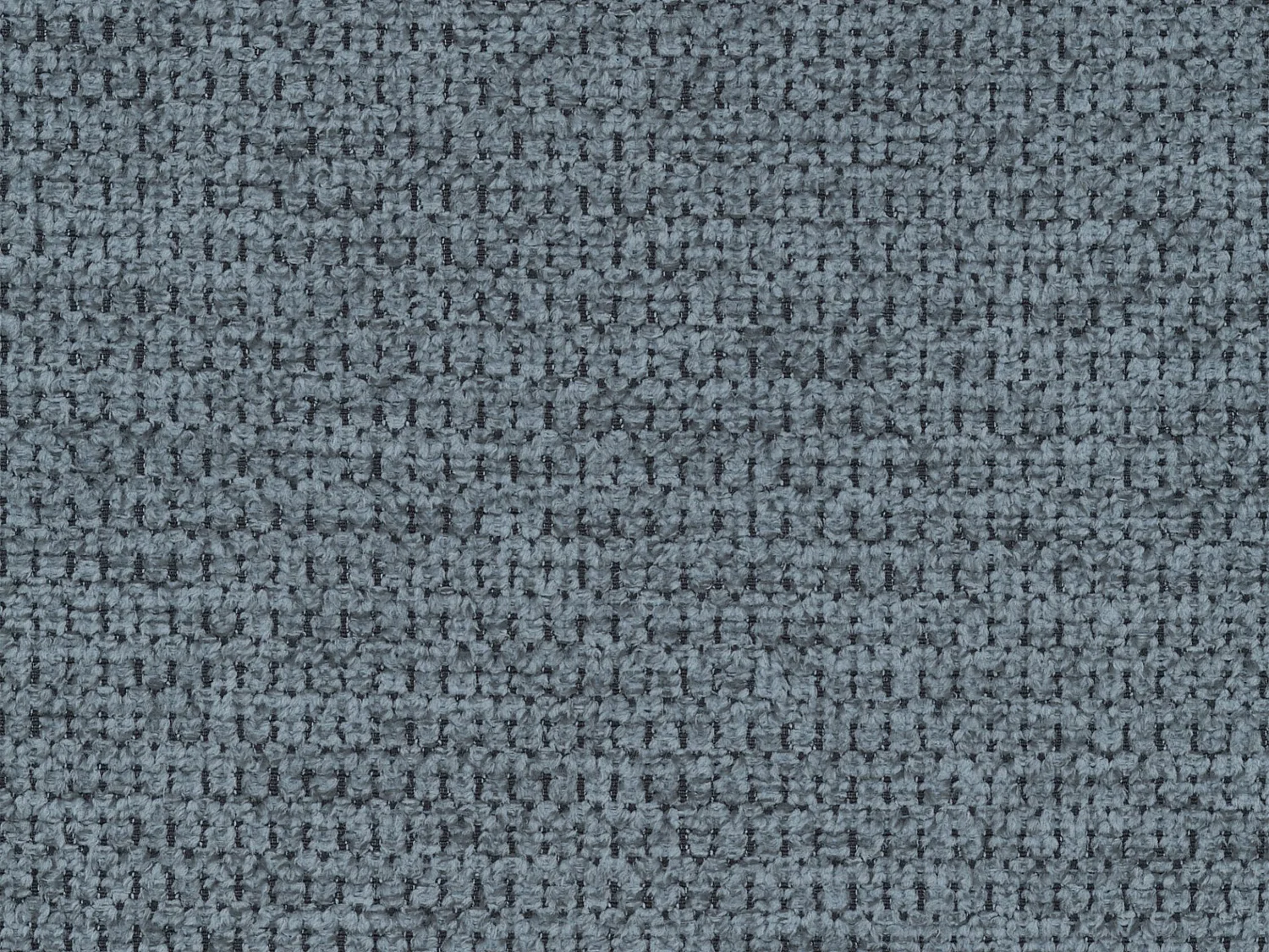 Canapé d'angle gauche convertible en tissu texturé bleu AMELIA