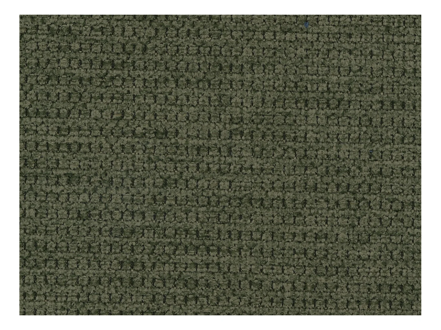 Hoekslaapbank met hoek rechts van groene stof met textuur AMELIA