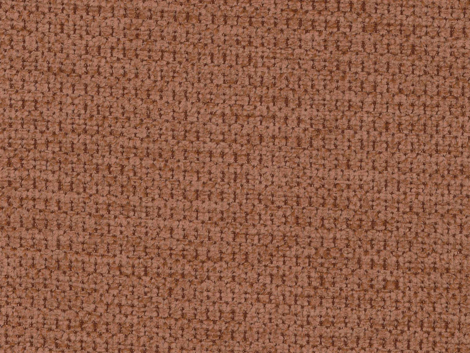 Sofá cama rinconera izquierda de tela texturizada terracota AMELIA