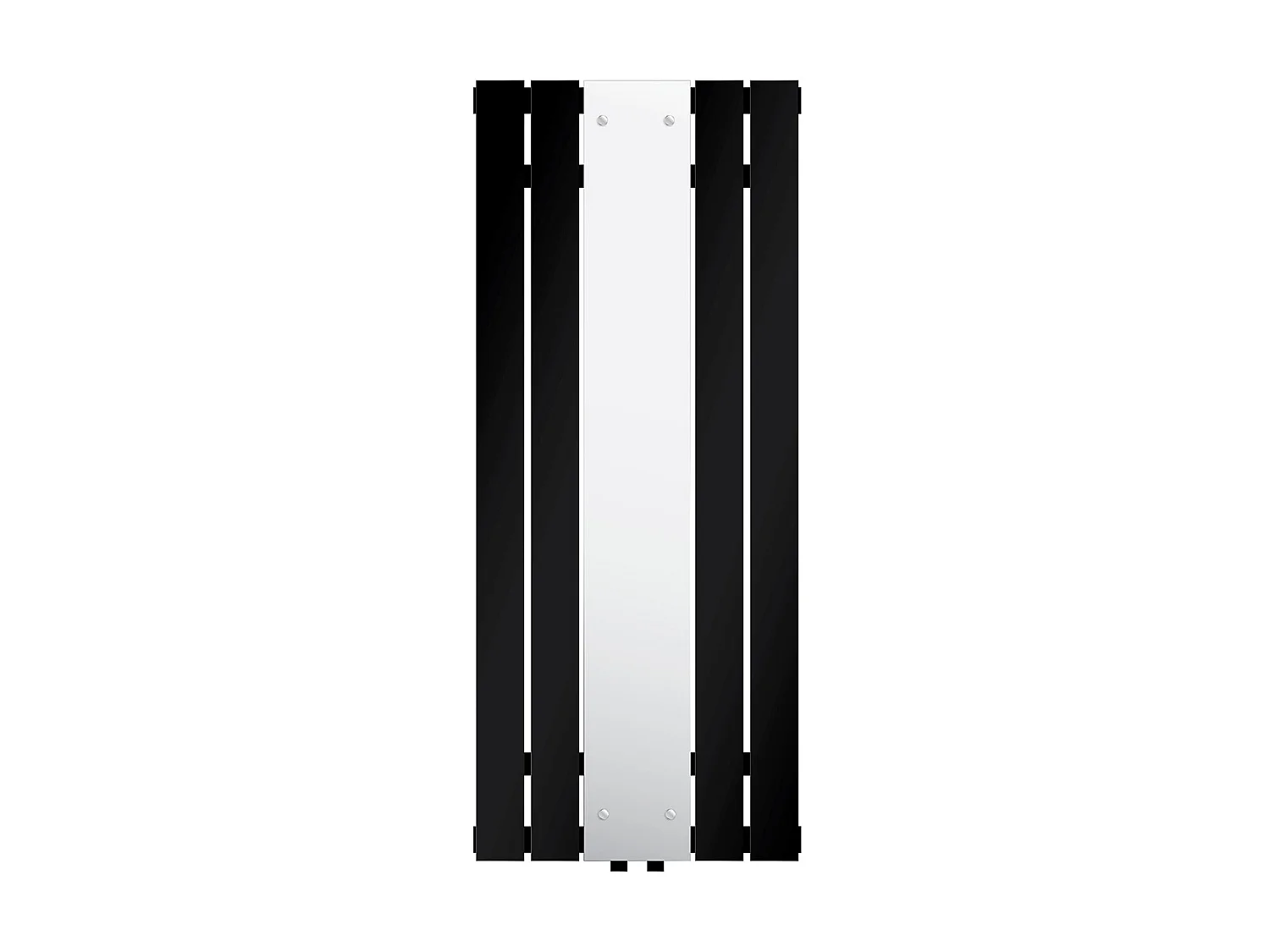 Radiador Espejo Diseño Negro Radiador Toallero Radiador Calefactor 450x1200 mm