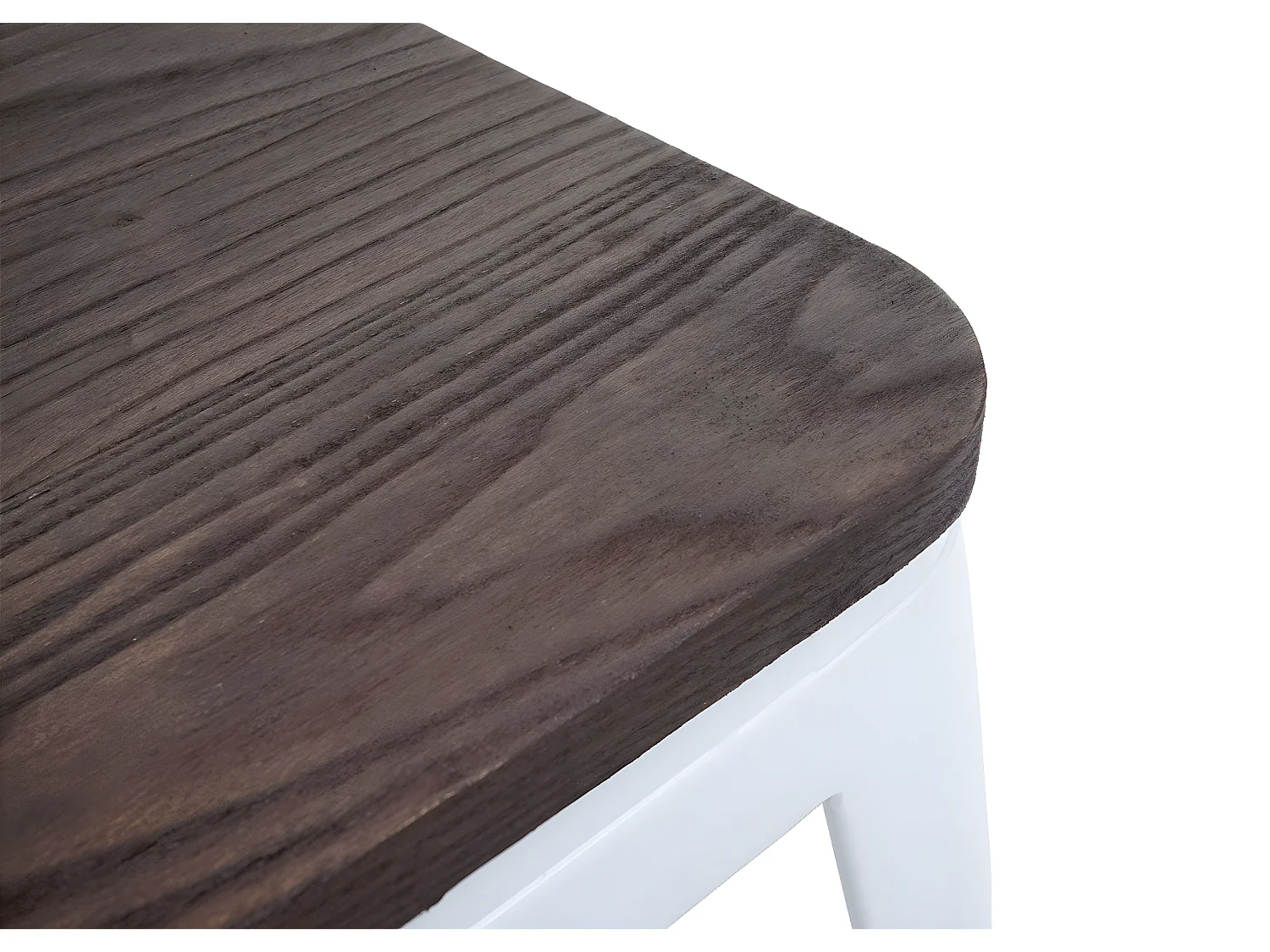 Lot de 2 tabourets métal blanche 42 x 42 x 76 cm 04_0000485