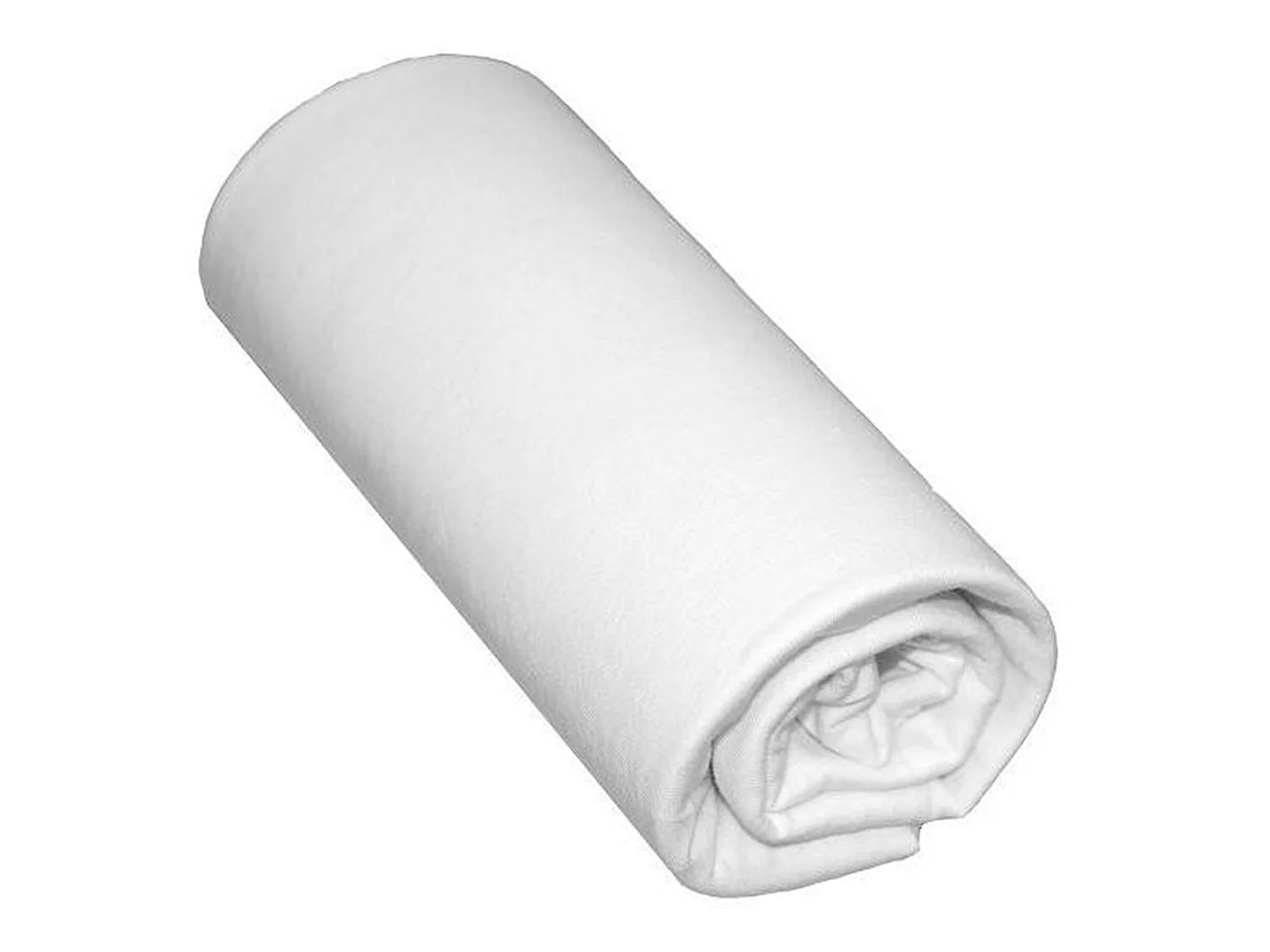 Drap housse bébé 100% coton blanc 70x140 - bonnet 15 cm
