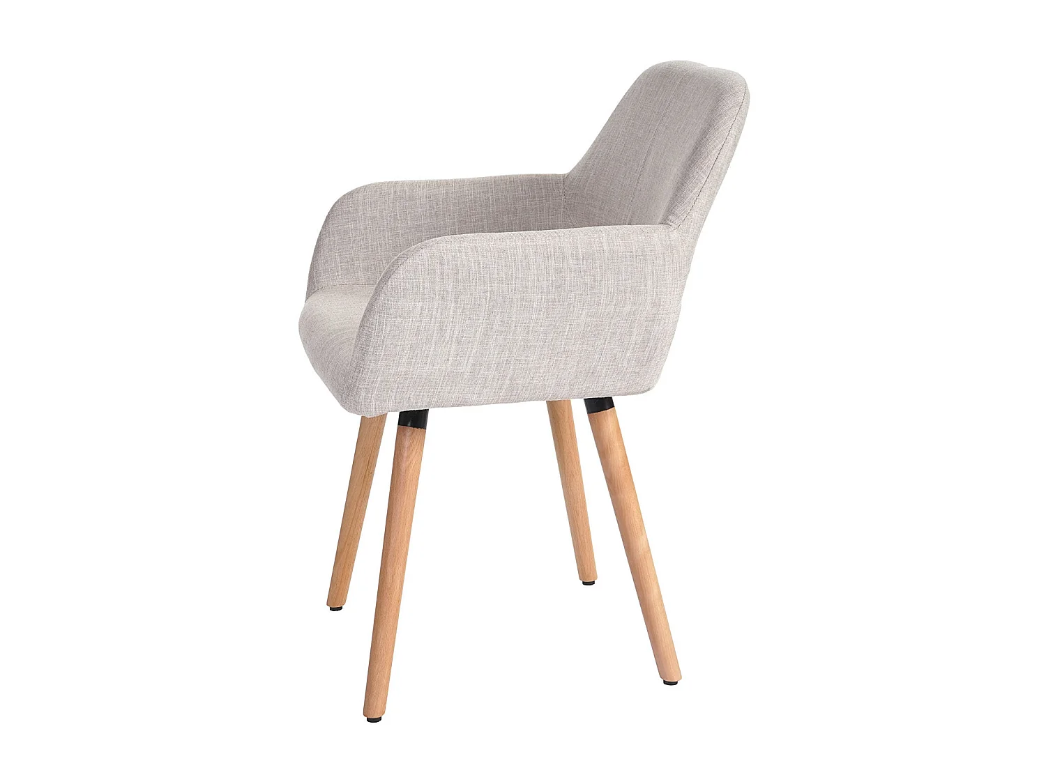 Chaise de salle à bois marron 58 x 55 x 80 cm 04_0002146
