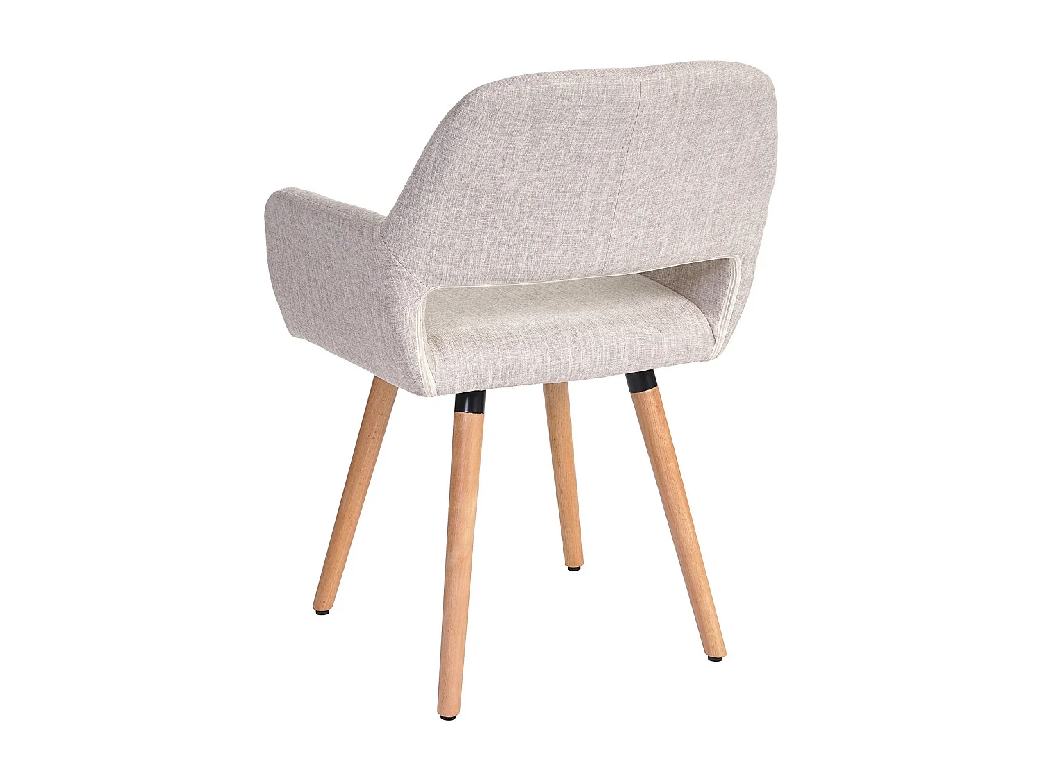 Chaise de salle à bois marron 58 x 55 x 80 cm 04_0002146
