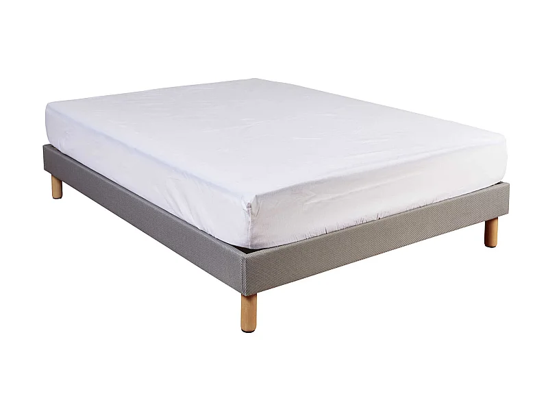 Protège matelas molleton imperméable - bonnet 27 cm 90x190