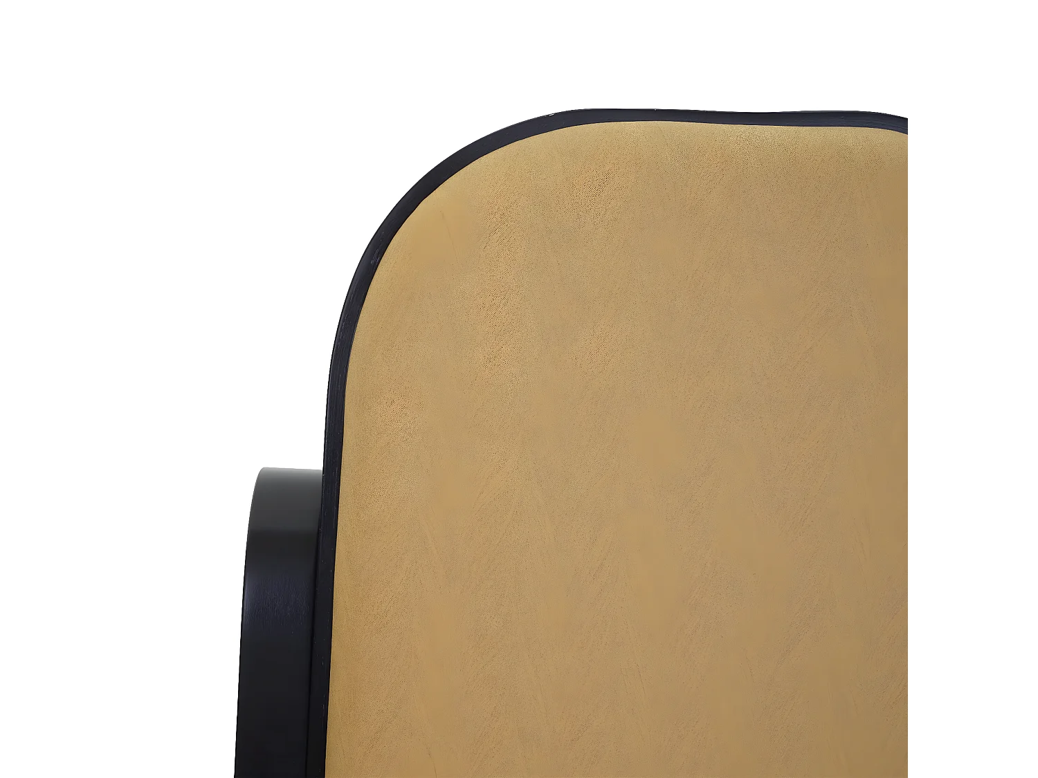 Fauteuil à bascule rocking bois marron 55 x 90 x 90 cm FAB04030