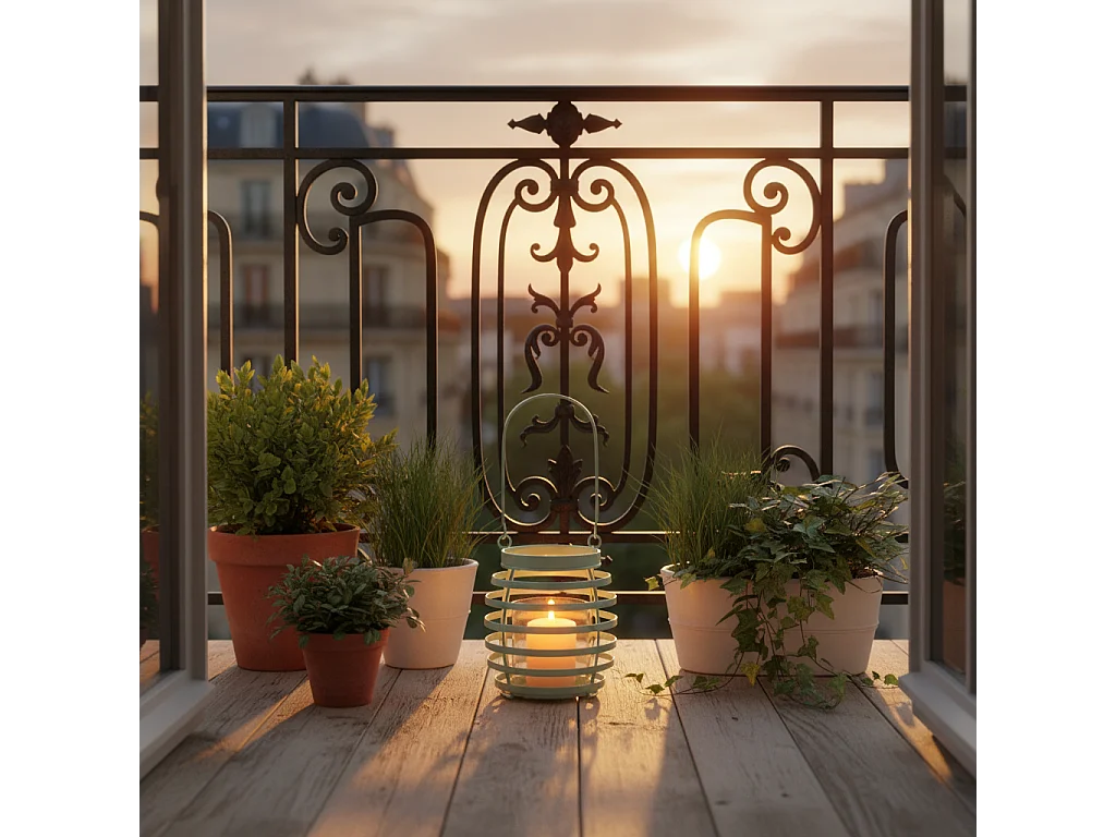 Lanterne Alice Petit Format - Bleu