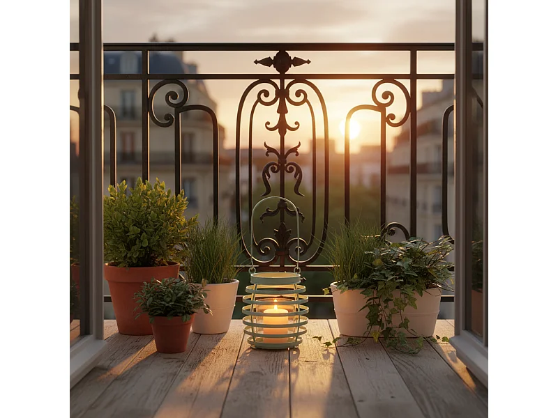 Lanterne Alice Petit Format - Bleu