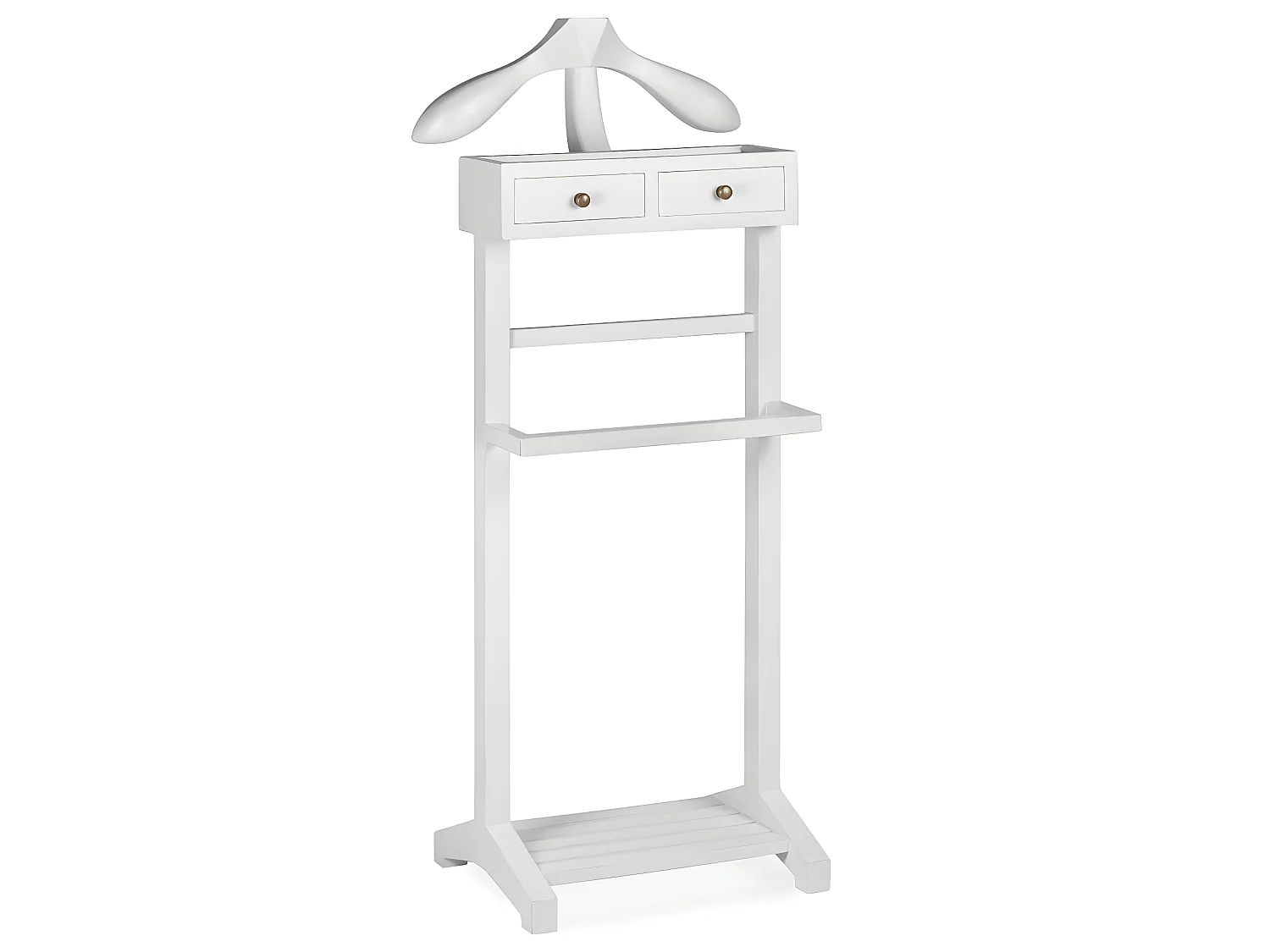 EVEREST - Valet de chambre en bois blanc