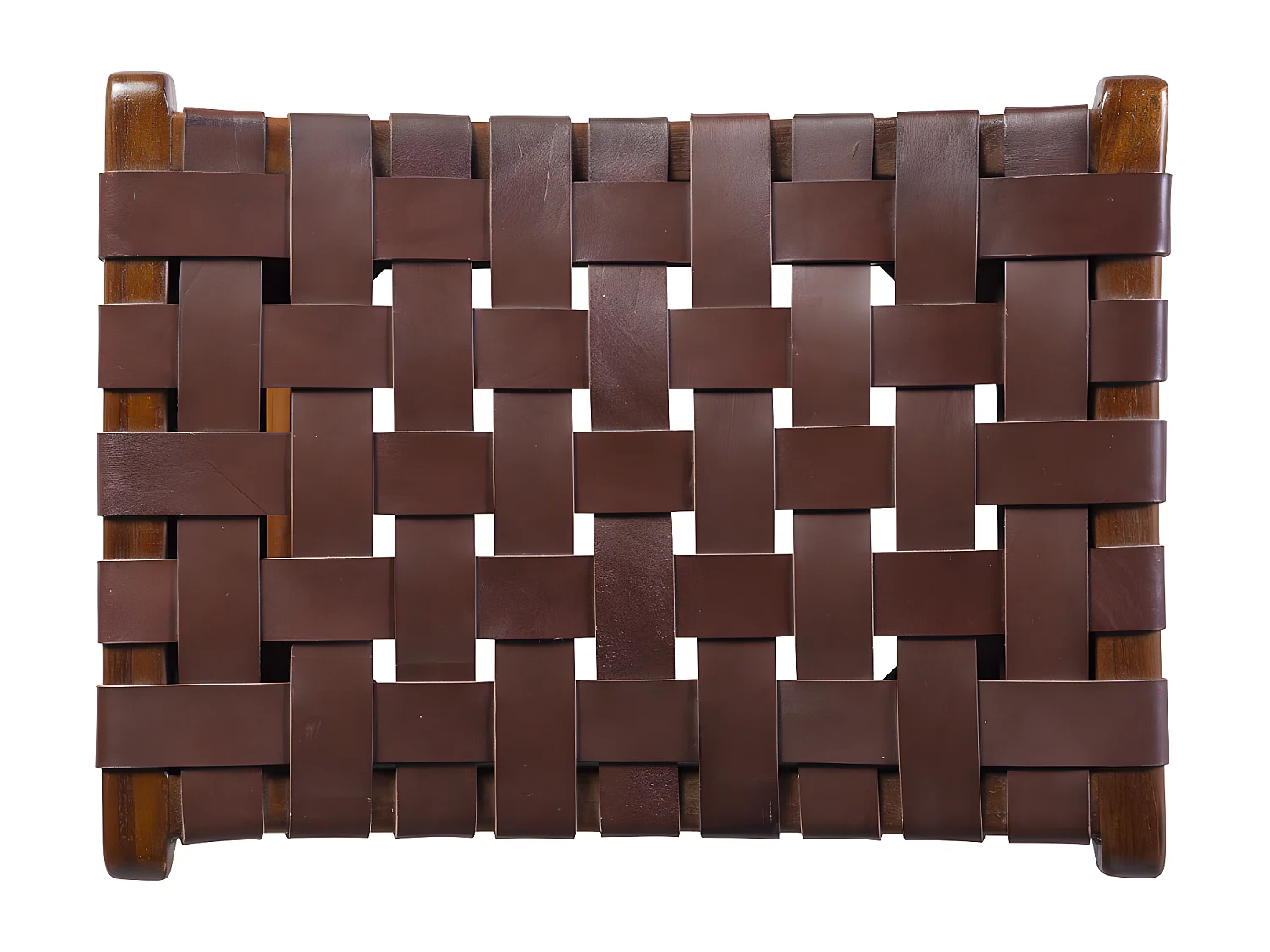 Tabouret haut en bois marron