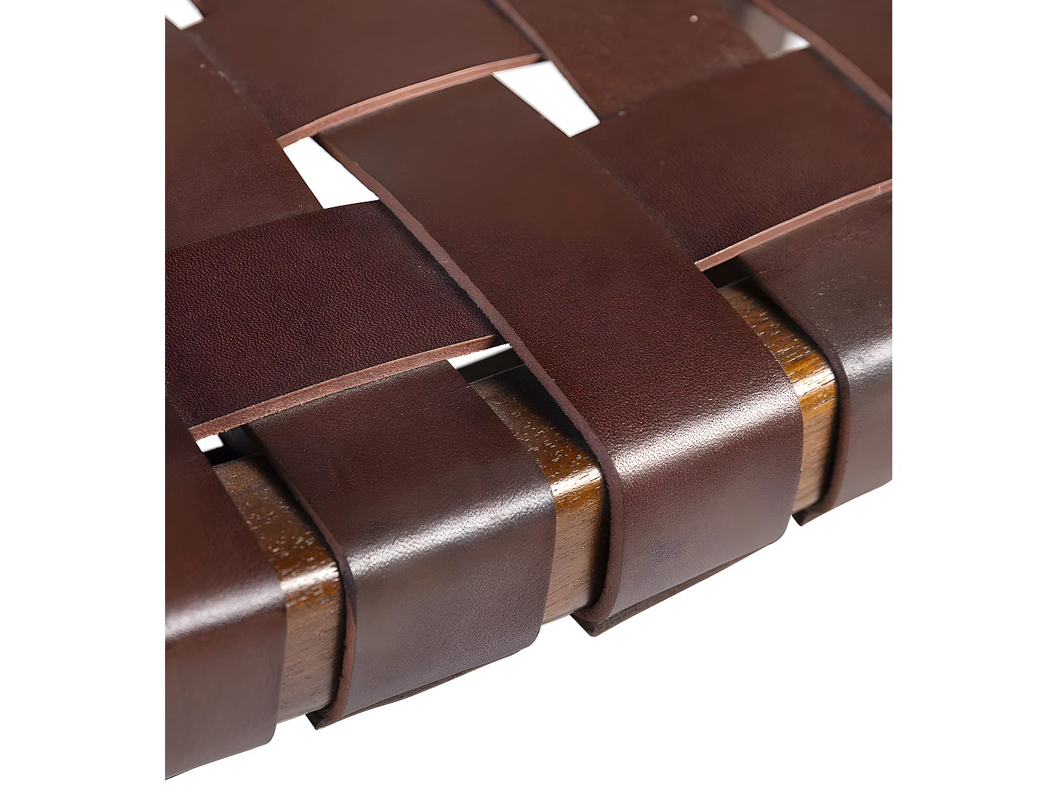 Tabouret haut en bois marron