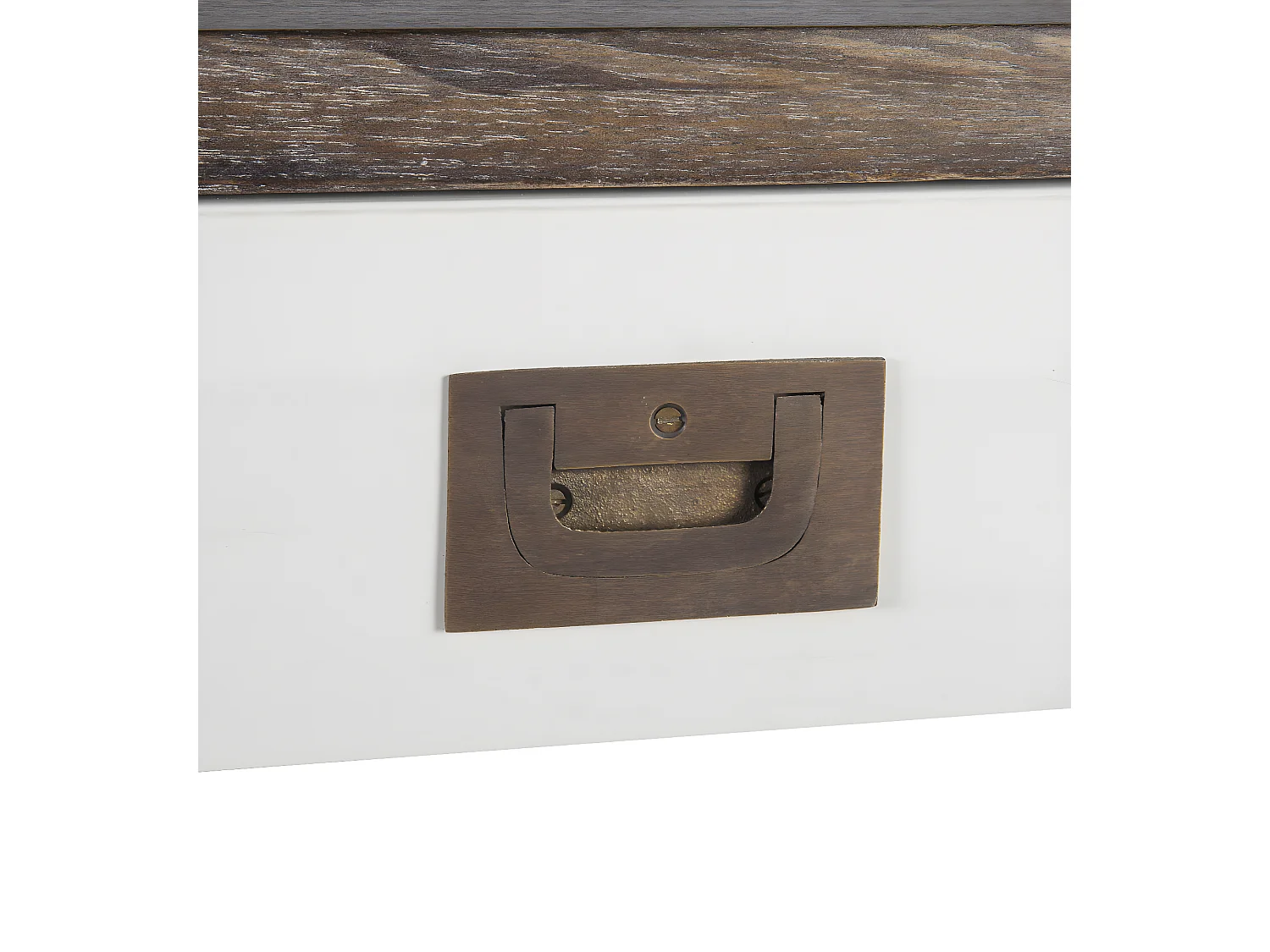 EVEREST - Bureau réglable en bois blanc L 150 cm