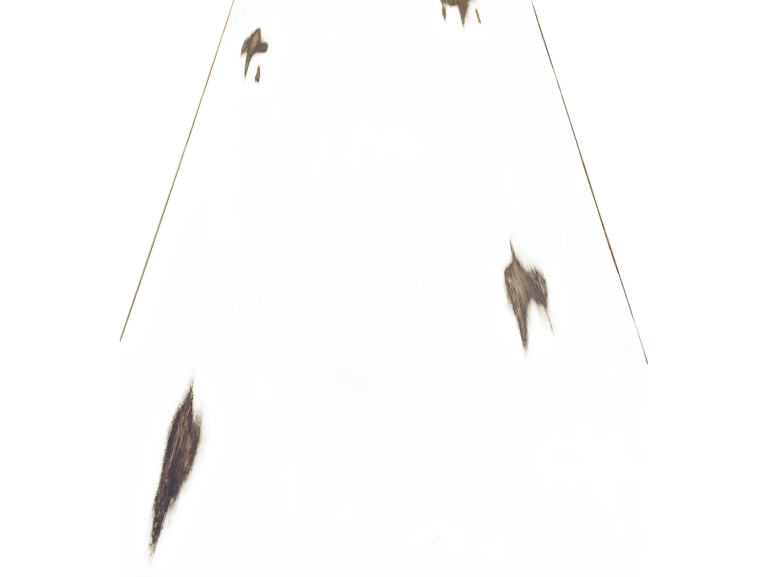 Console en bois avec colonnes blanches L 120 cm