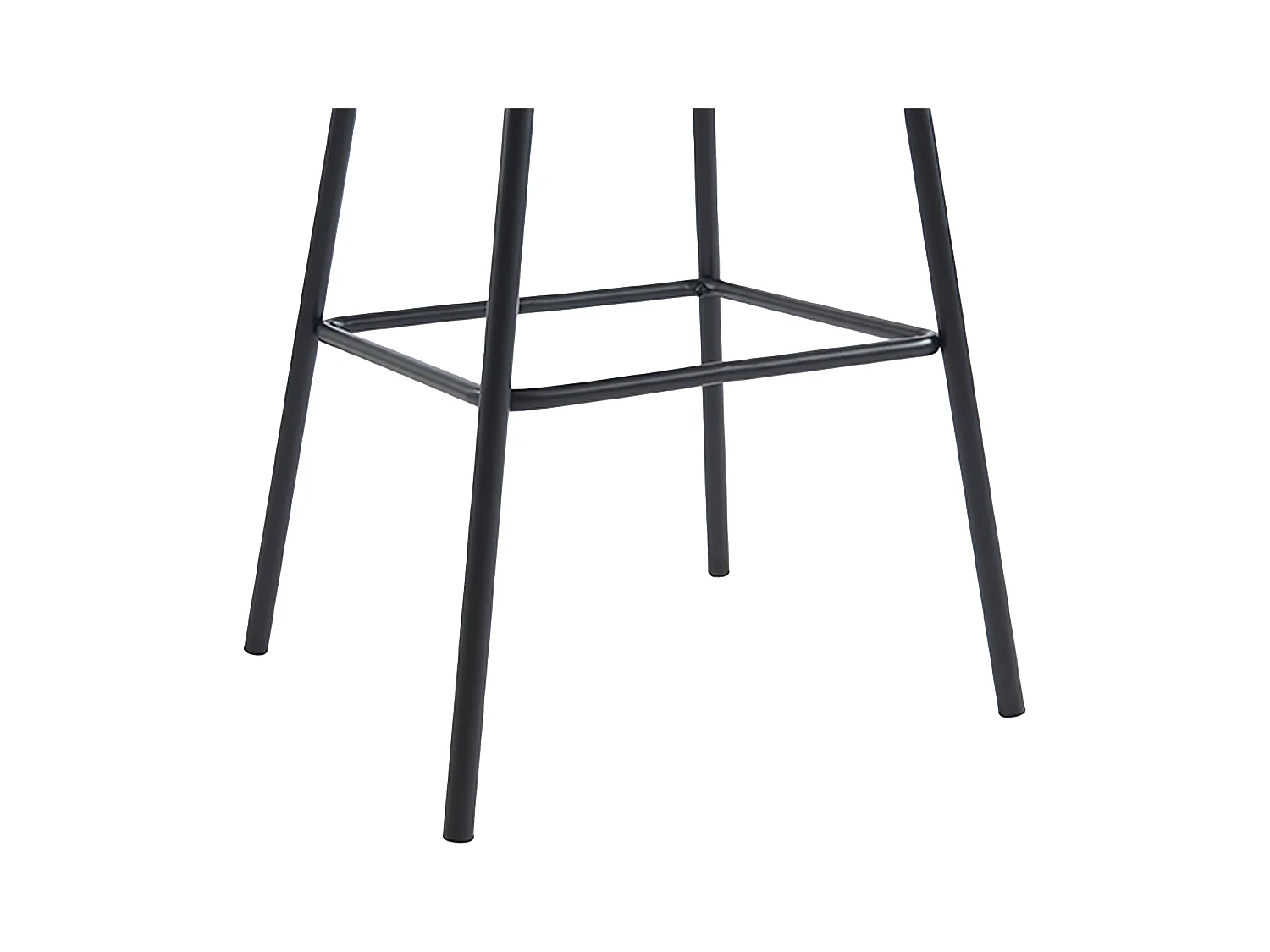 Barhocker 2er-Set - Stoff & schwarzes Metall - Beige - LAZONI von Pascal MORABITO